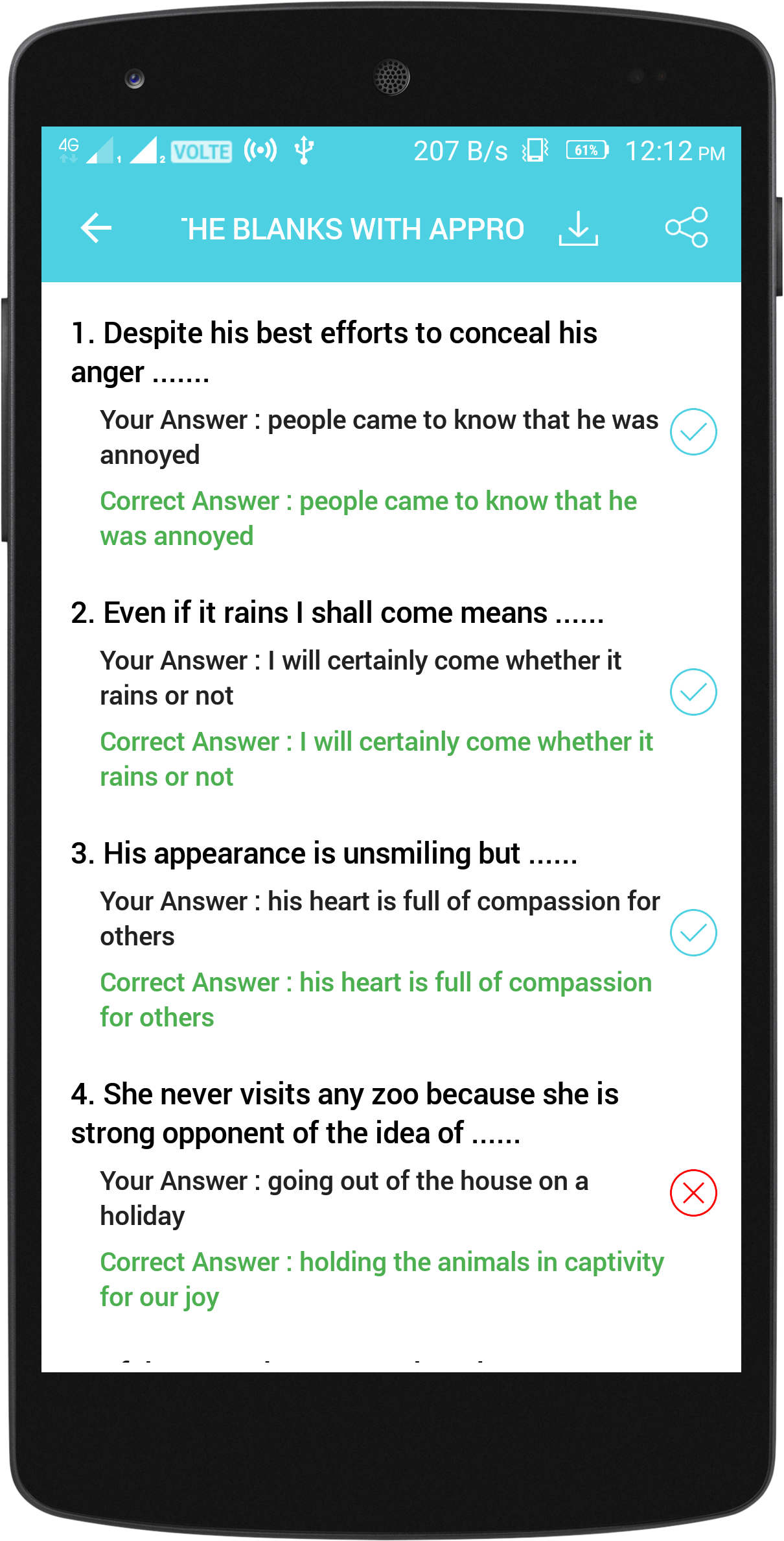 اسکرین شات 6 برنامه English Tenses Book