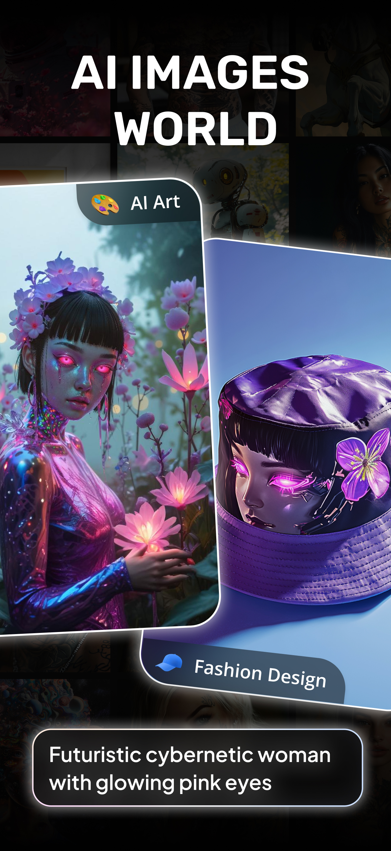 اسکرین شات 1 برنامه AI Art, Image & Logo Generator