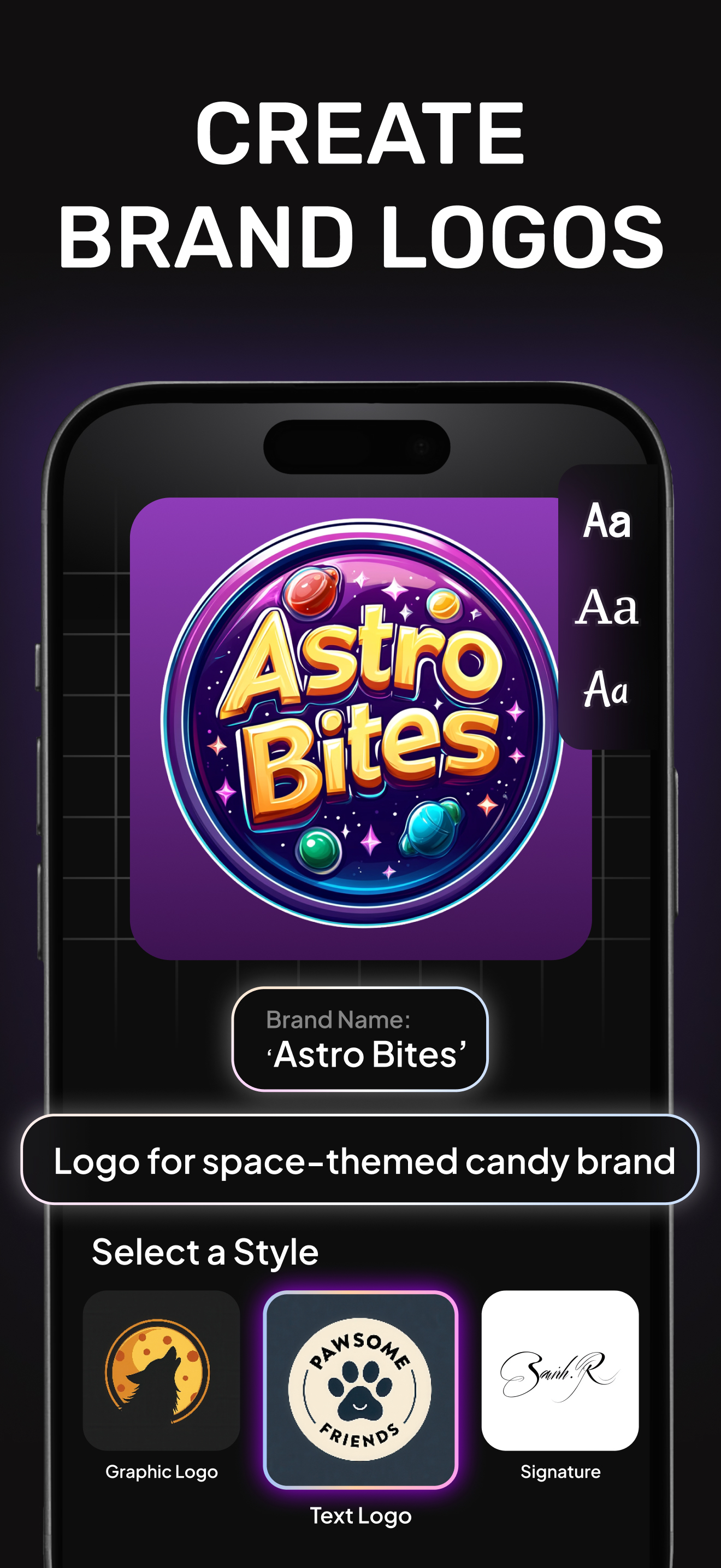 اسکرین شات 2 برنامه AI Art, Image & Logo Generator