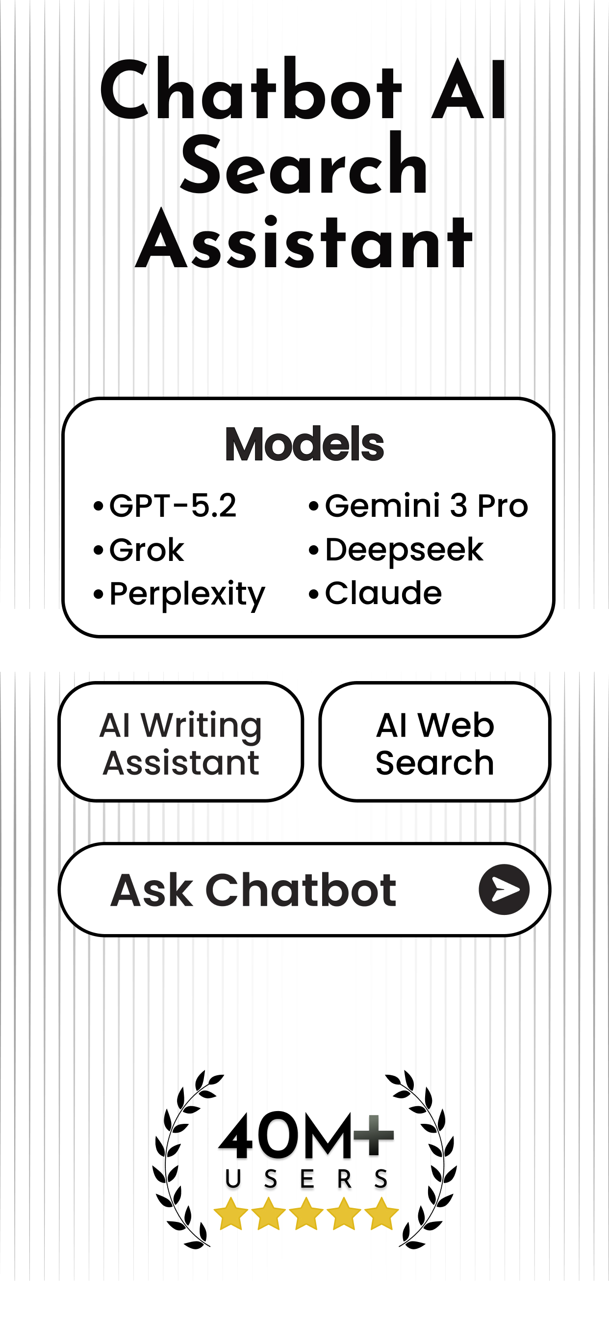 اسکرین شات 1 برنامه Chatbot AI - Search Assistant