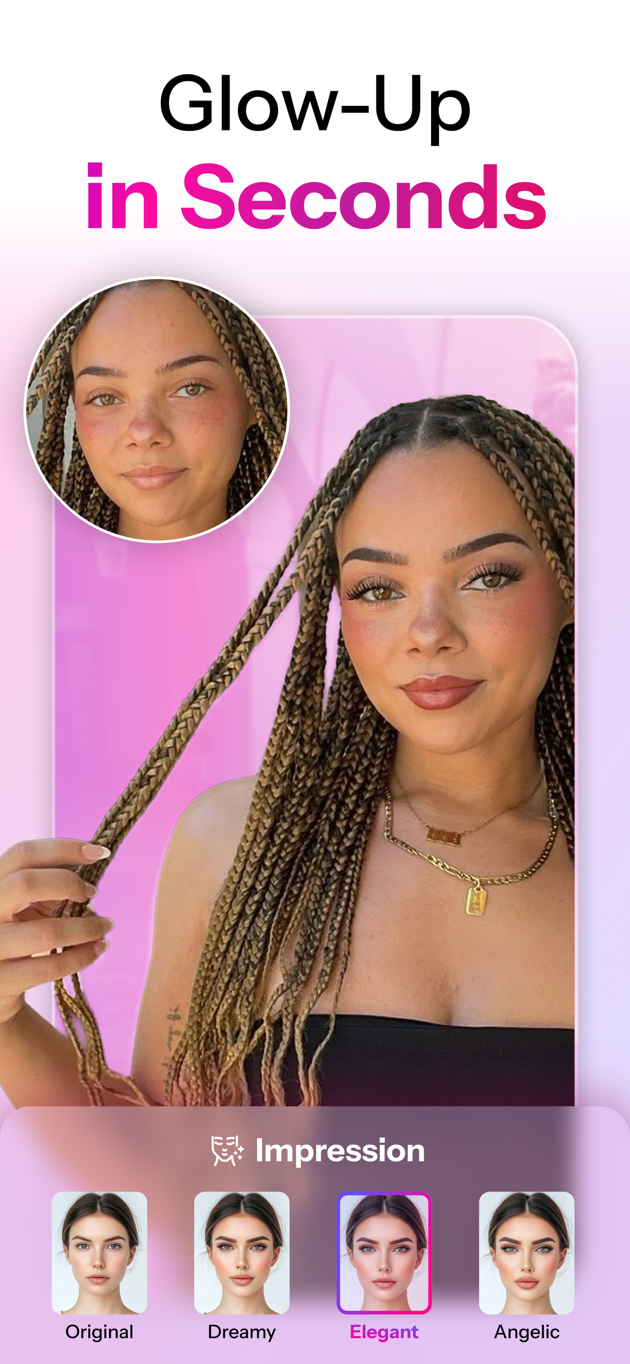 اسکرین شات 4 برنامه Retake AI: Face & Photo Editor