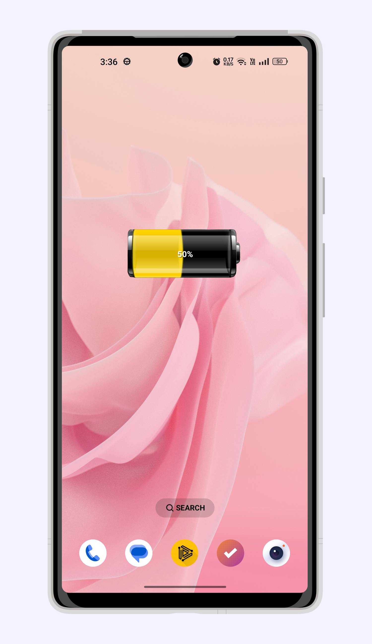 اسکرین شات 2 برنامه Battery Widget