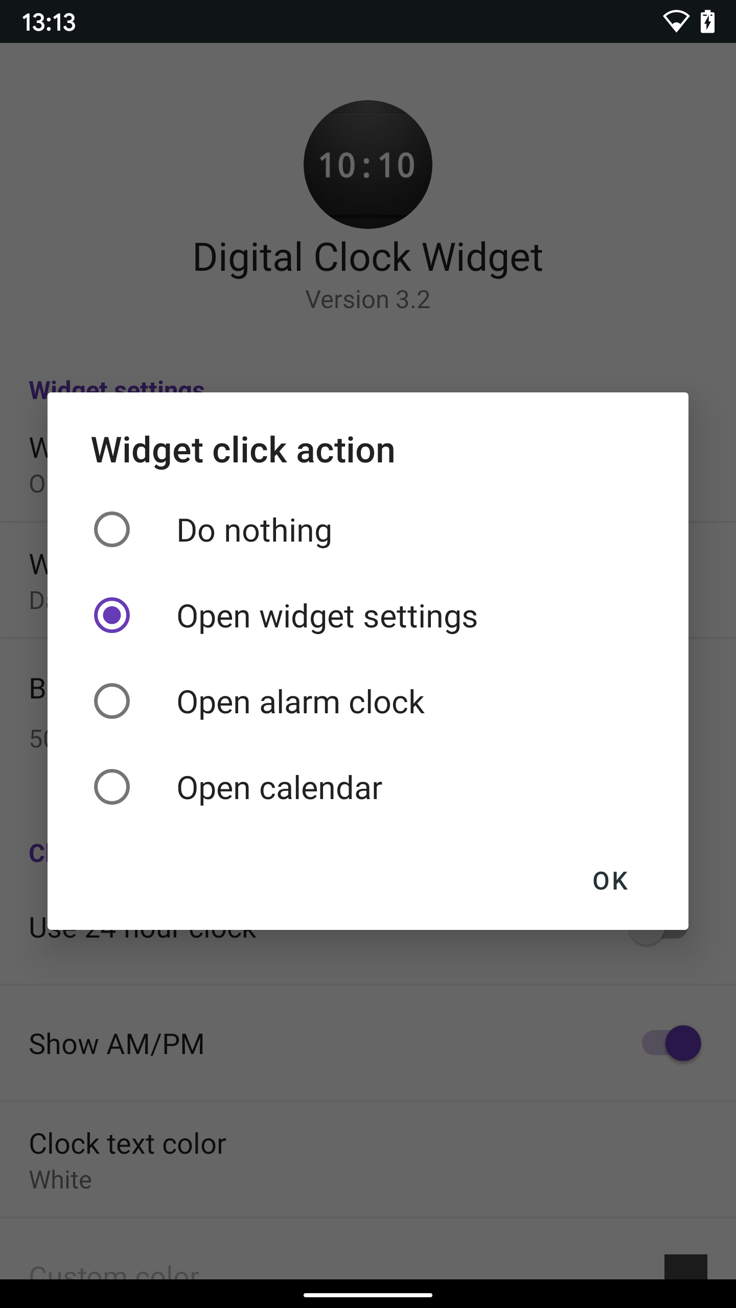 اسکرین شات 6 برنامه Digital Clock Widget
