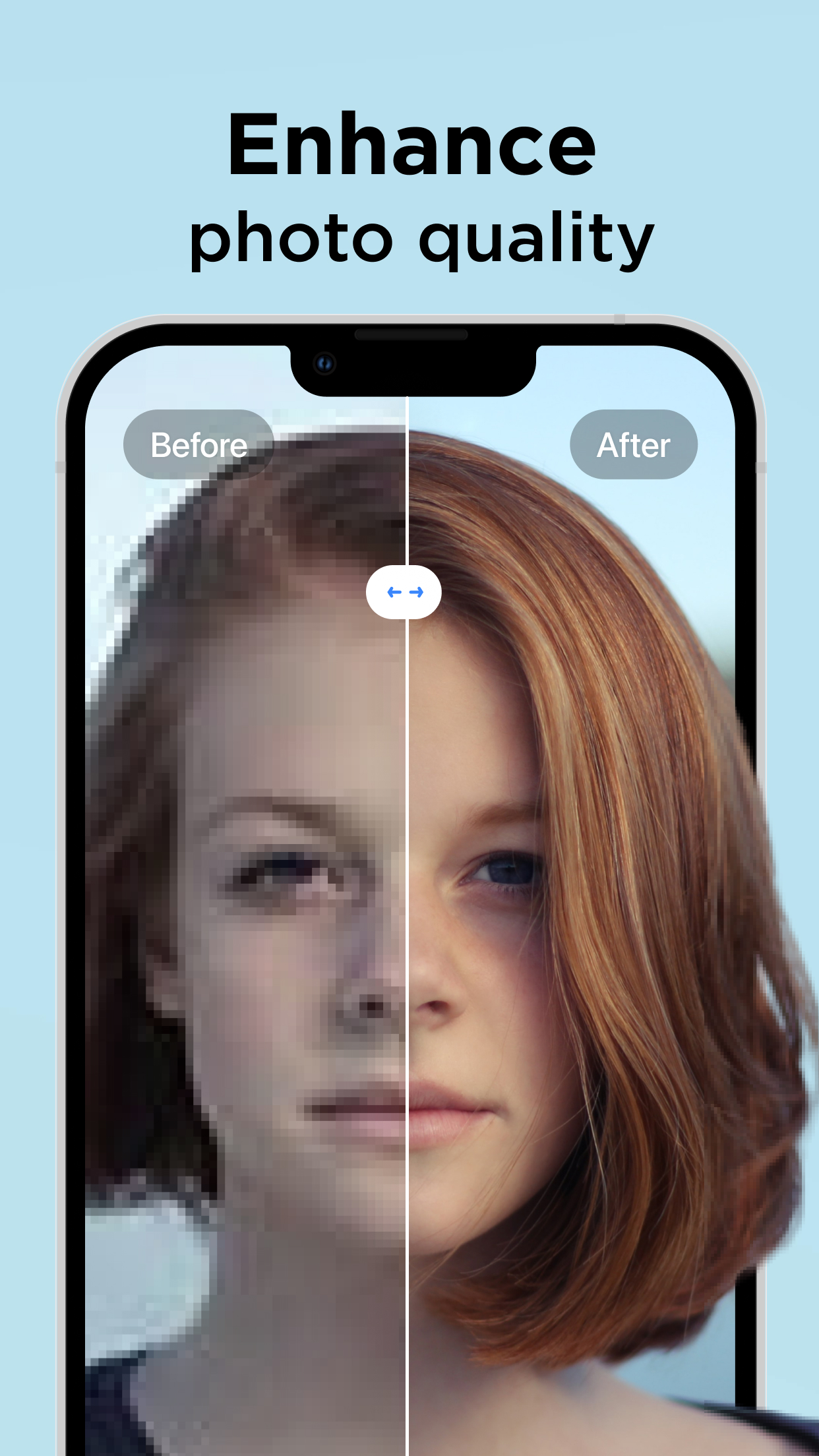 اسکرین شات 1 برنامه Pixelup - AI Photo Enhancer