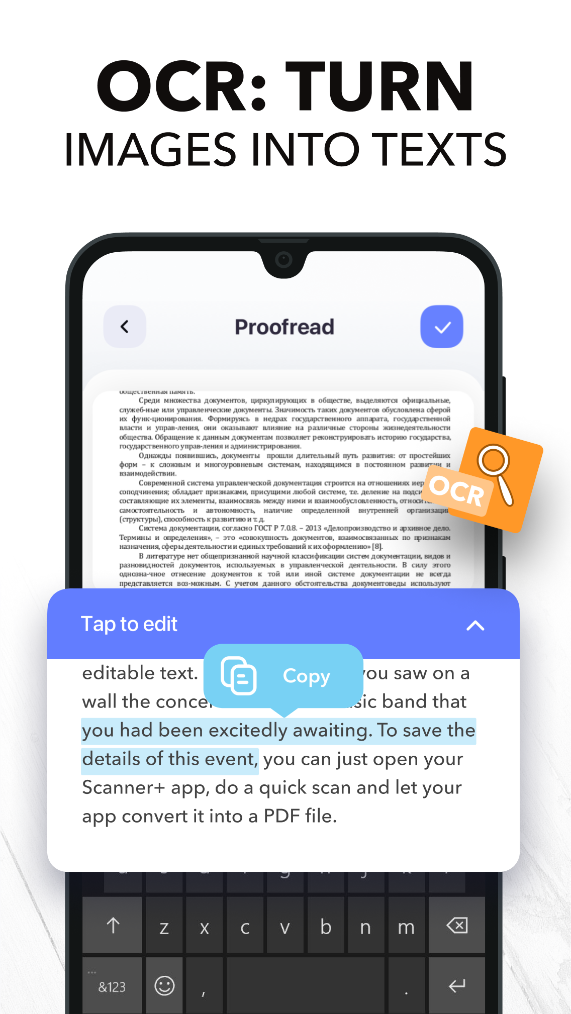 اسکرین شات 5 برنامه Scanner+ App: Scan Docs to PDF