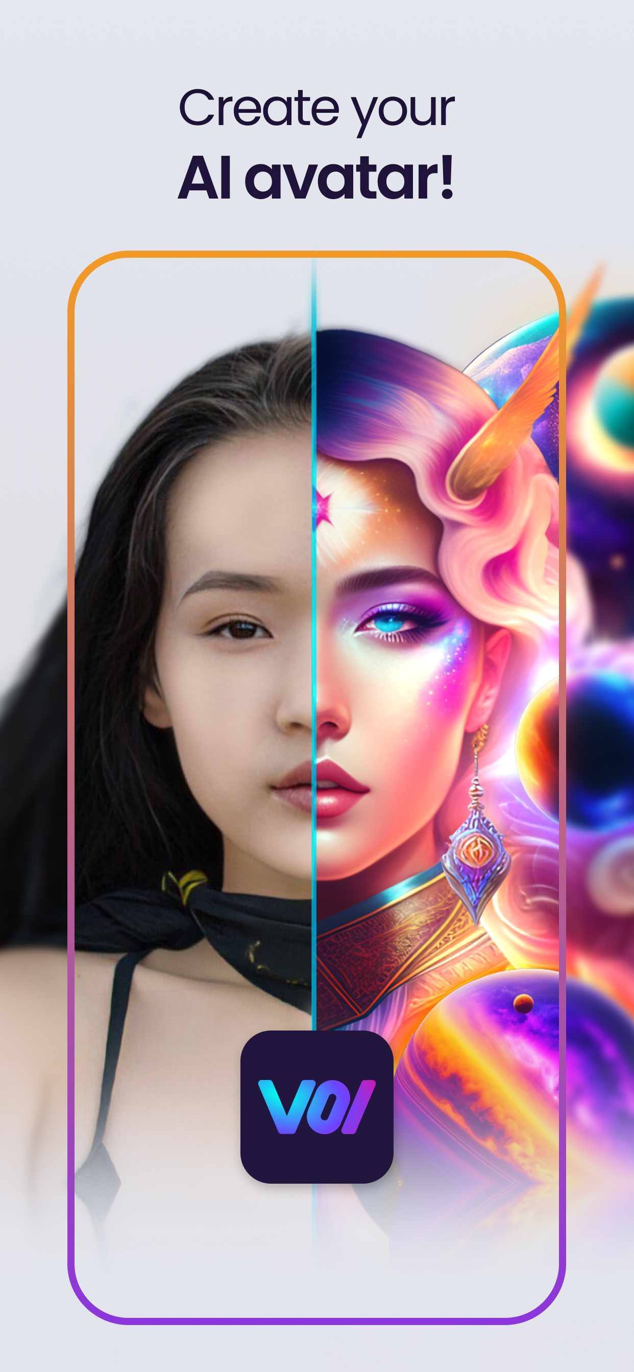 اسکرین شات 1 برنامه Voi - AI Avatar Portrait Maker