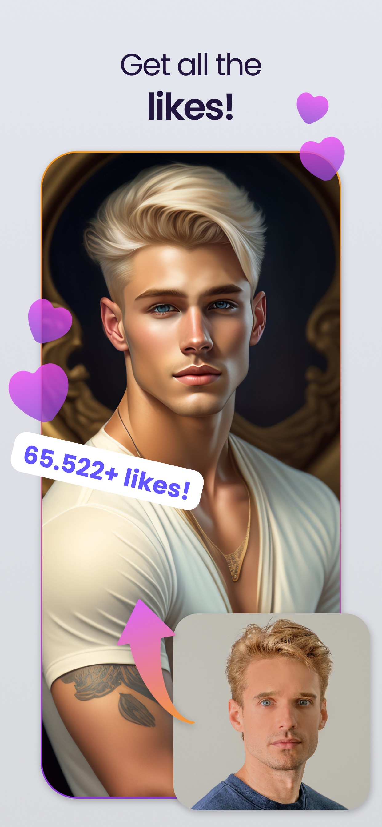 اسکرین شات 5 برنامه Voi - AI Avatar Portrait Maker