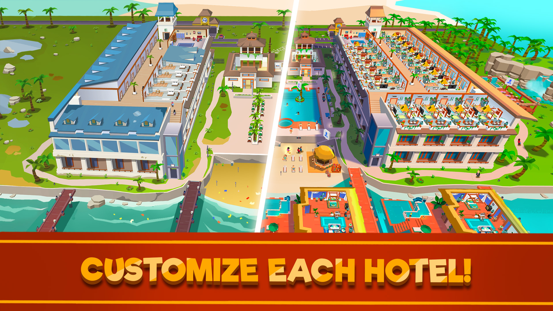 اسکرین شات 2 بازی Hotel Empire Tycoon－Idle Game