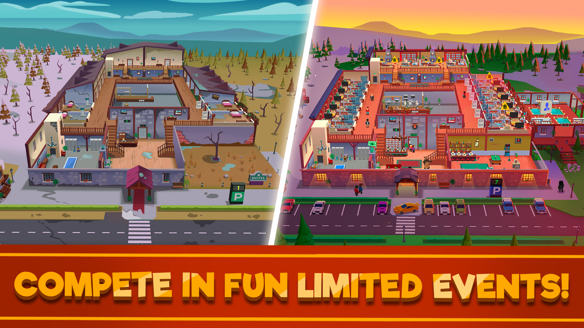اسکرین شات 3 بازی Hotel Empire Tycoon－Idle Game