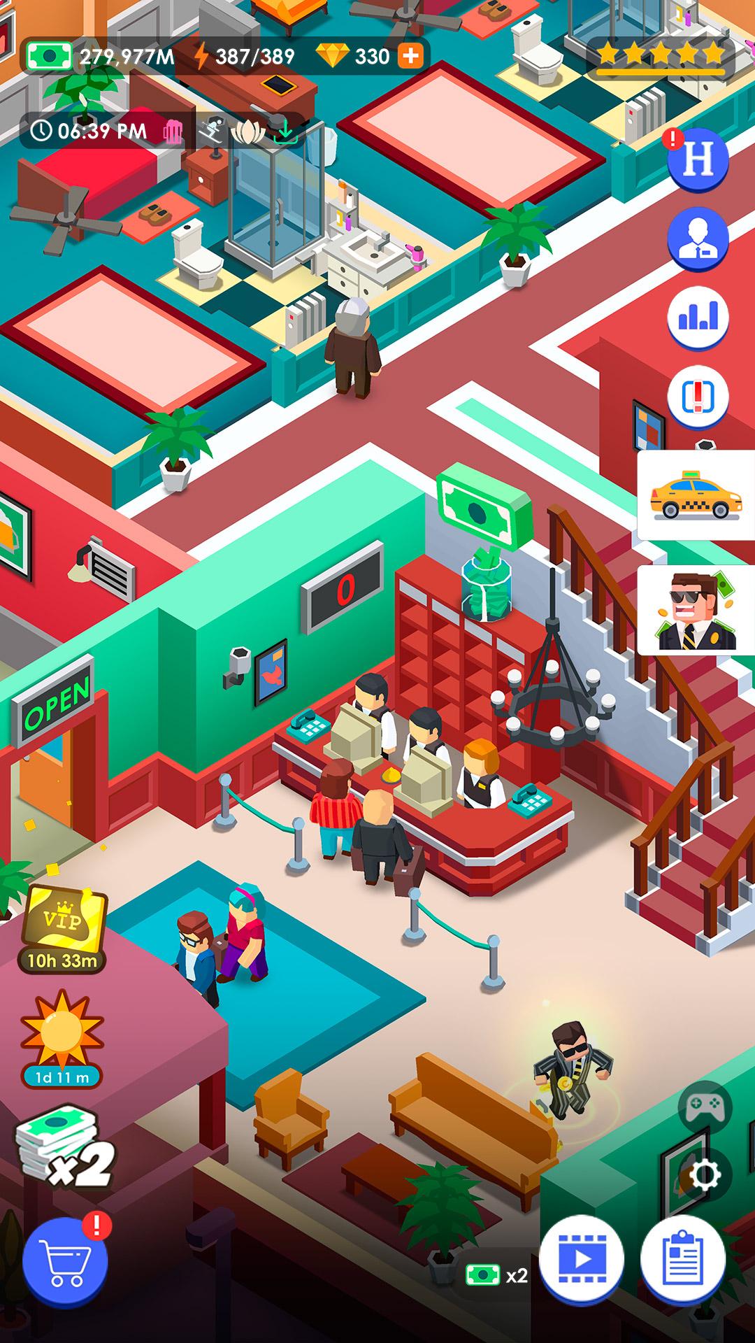 اسکرین شات 5 بازی Hotel Empire Tycoon－Idle Game