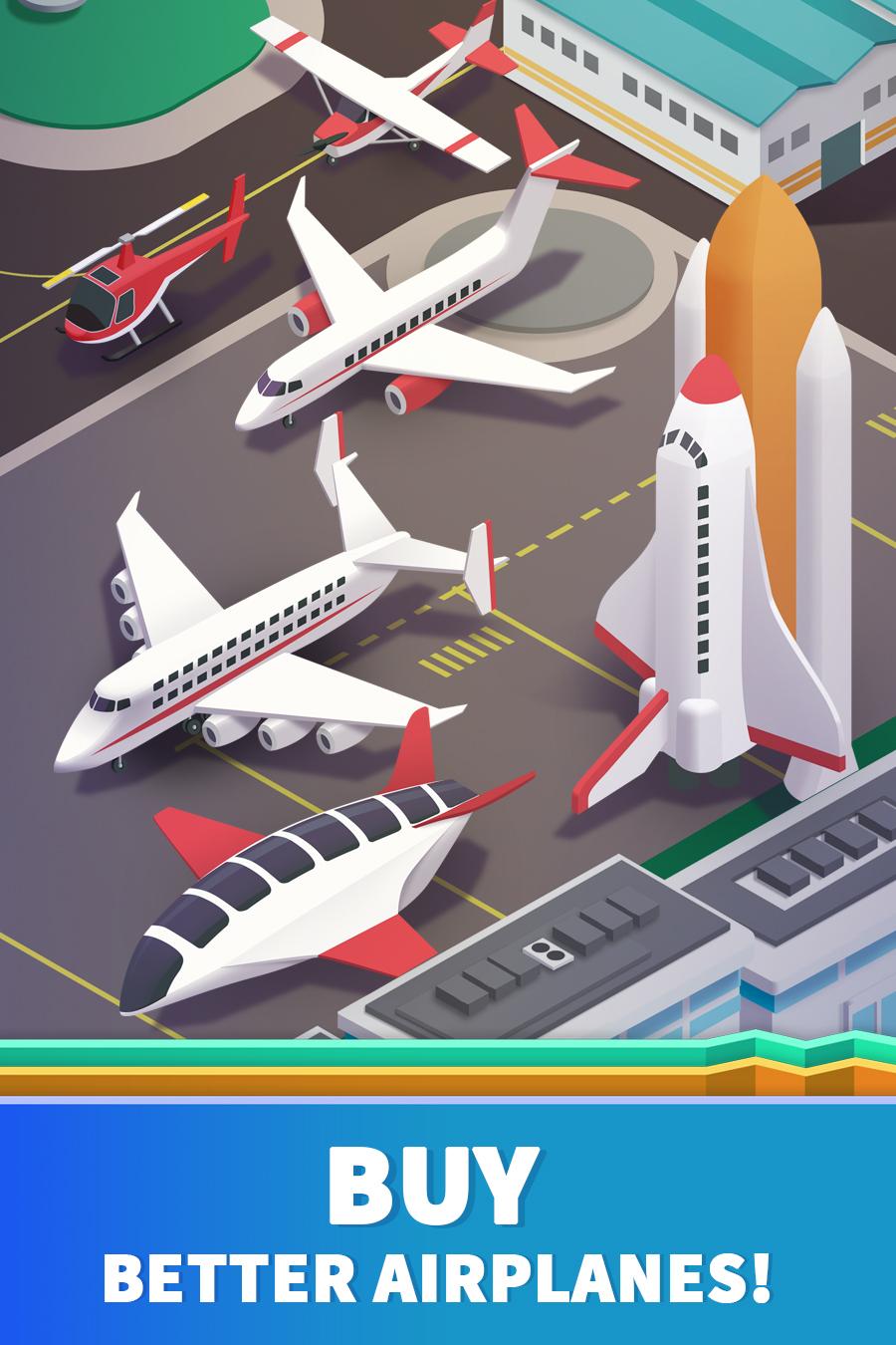 اسکرین شات 3 بازی Idle Airport Tycoon - Planes