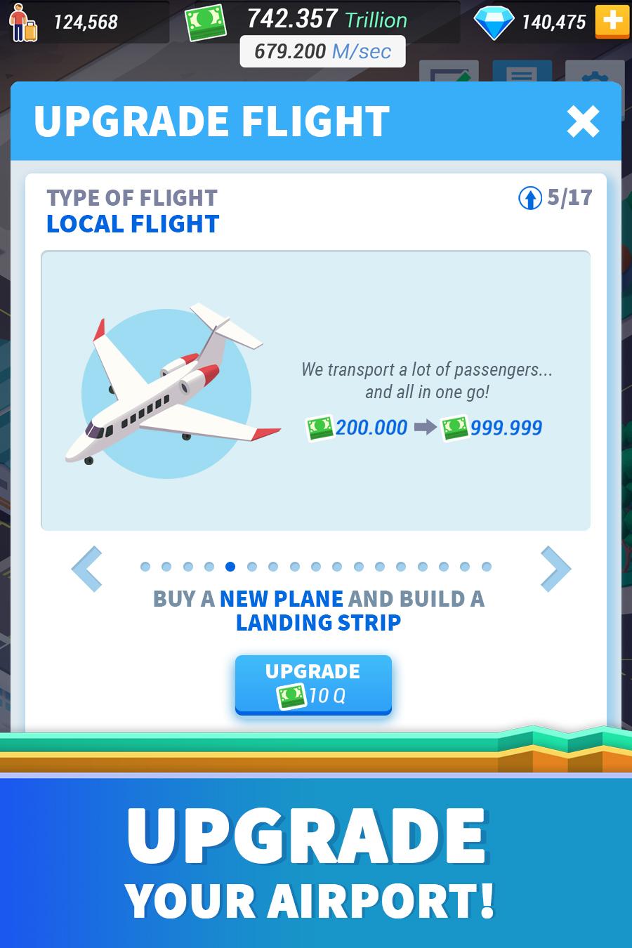 اسکرین شات 4 بازی Idle Airport Tycoon - Planes