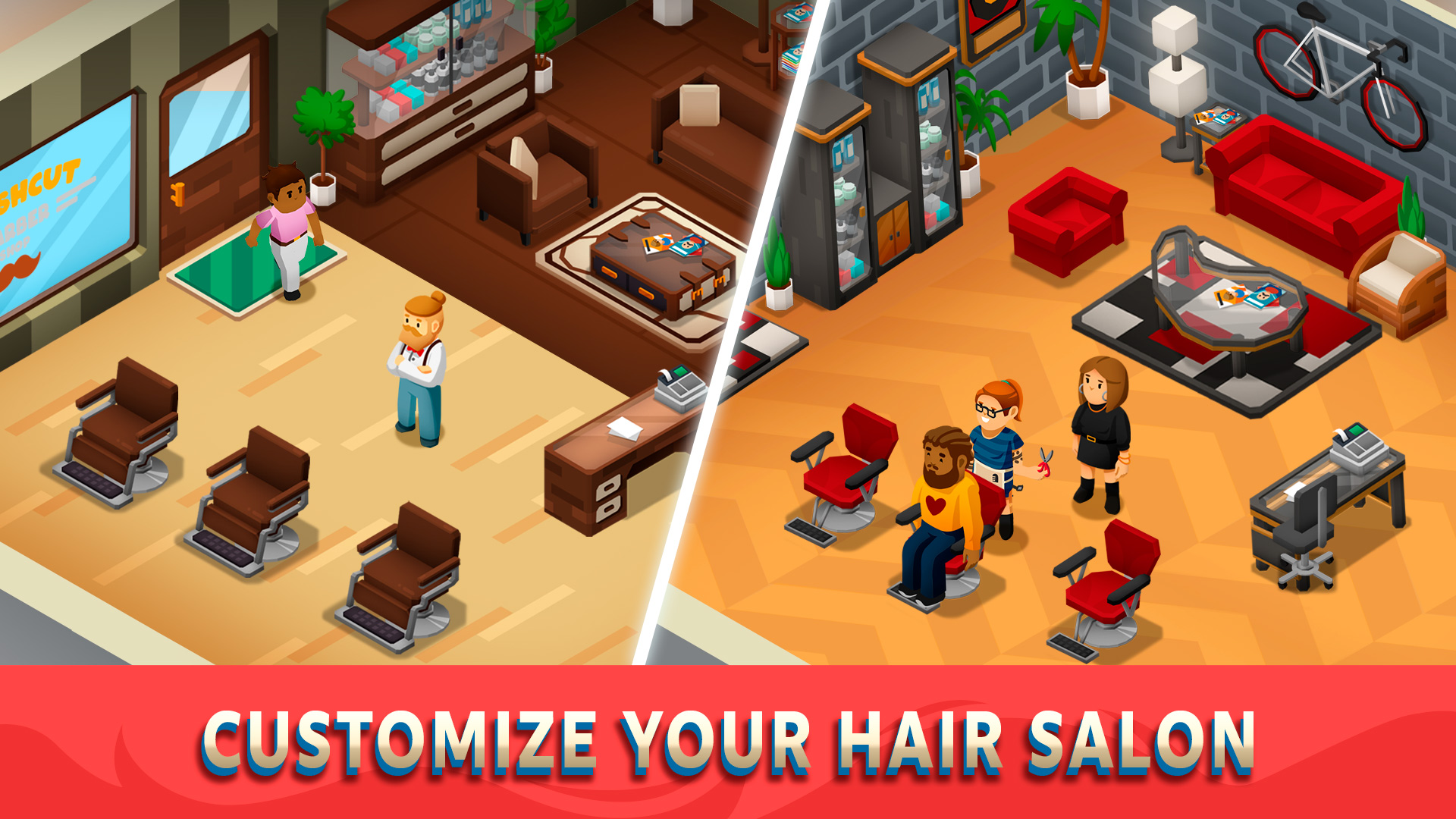 اسکرین شات 4 بازی Idle Barber Shop Tycoon - Game