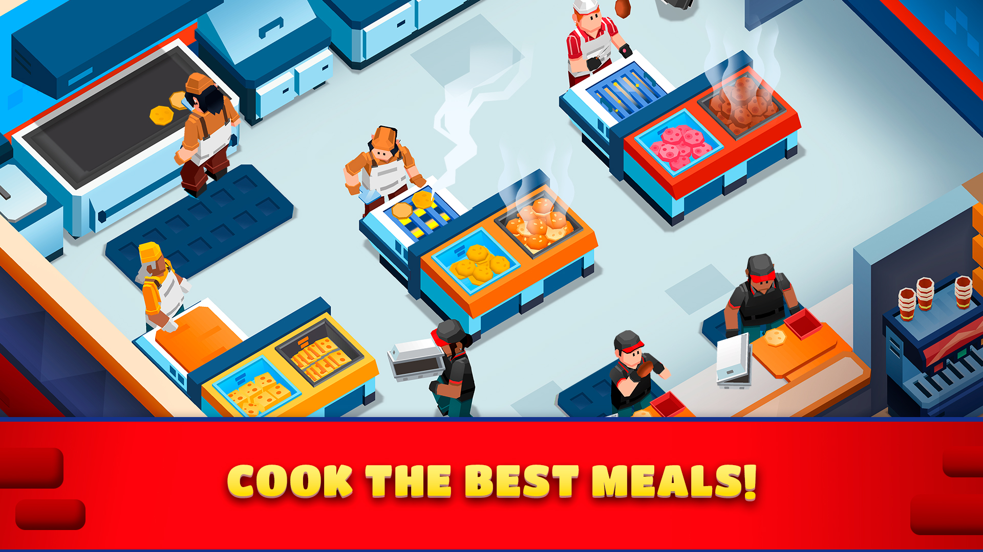 اسکرین شات 3 بازی Idle Burger Empire Tycoon—Game