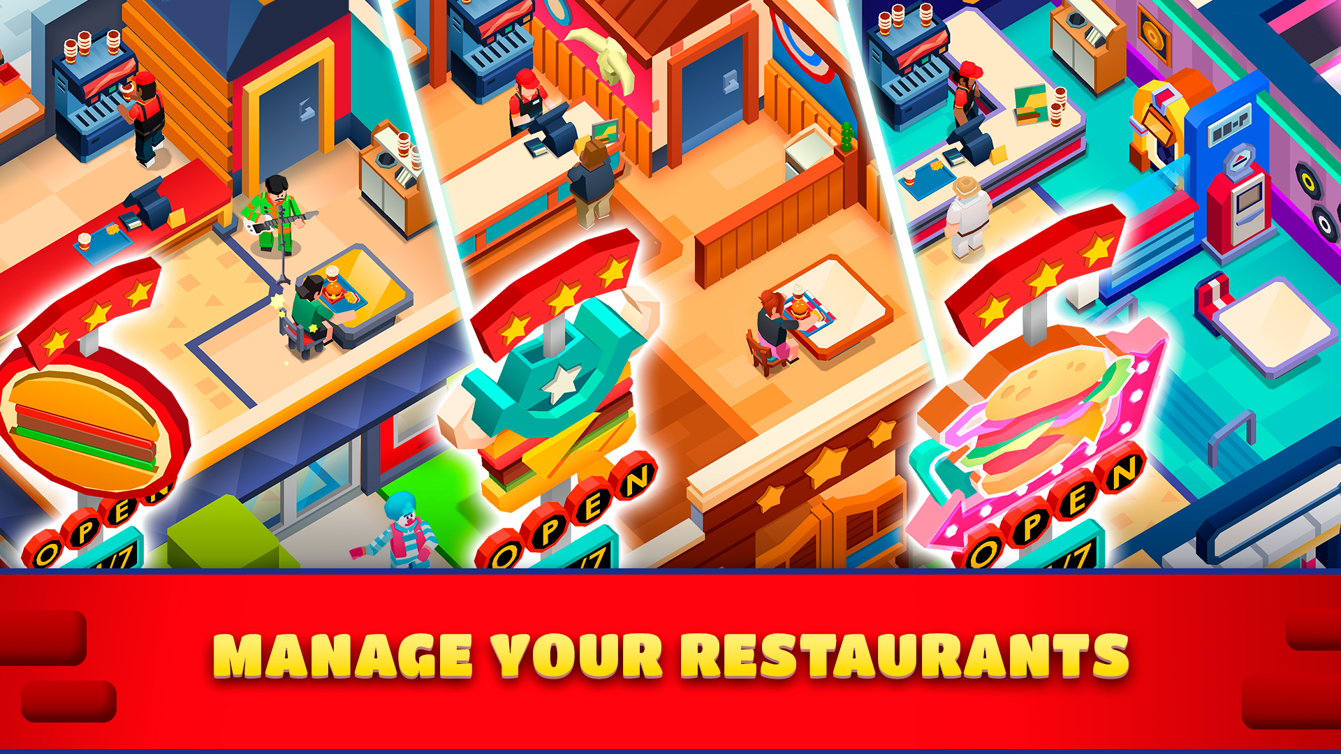 اسکرین شات 5 بازی Idle Burger Empire Tycoon—Game