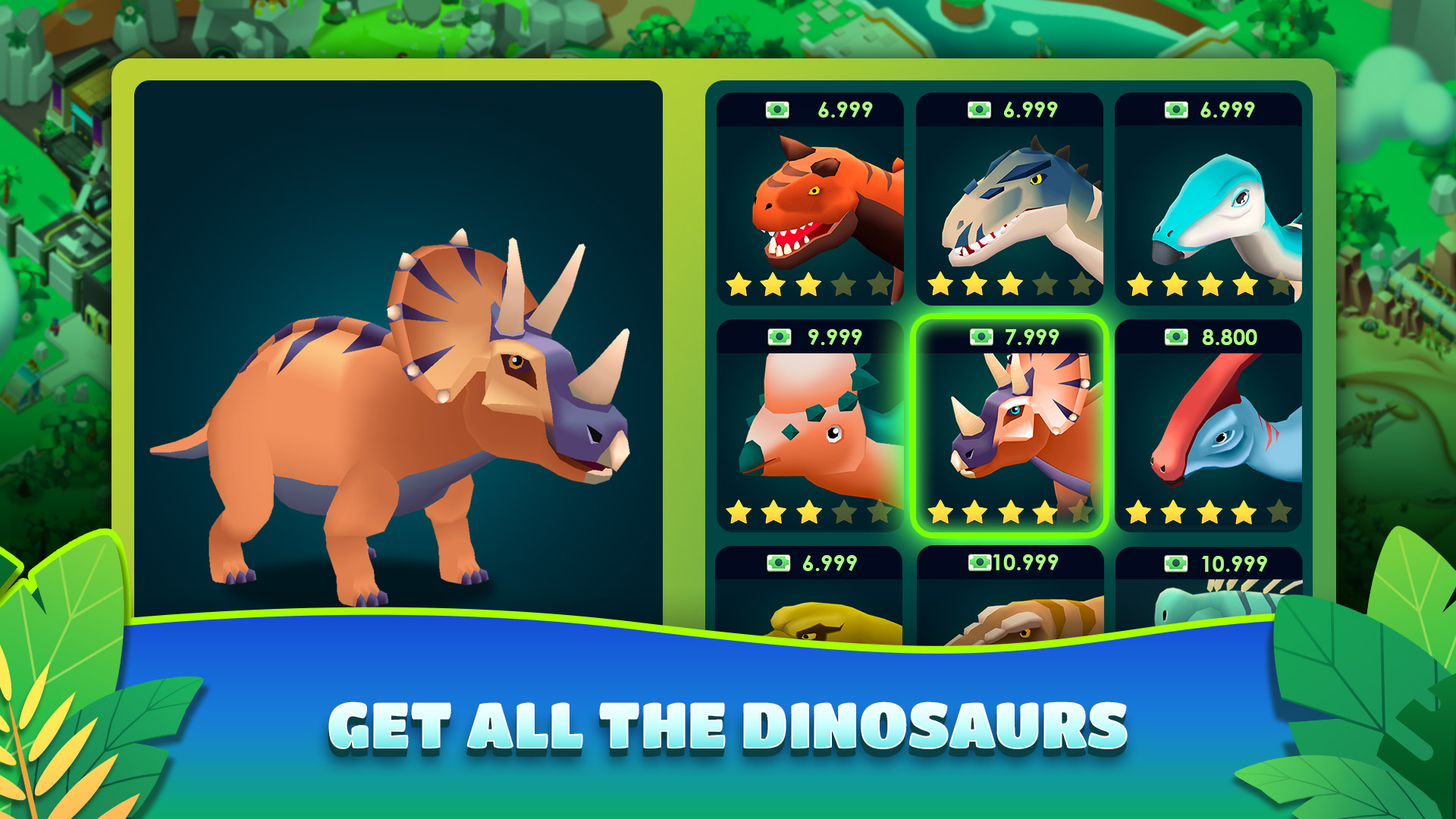 اسکرین شات 3 بازی Dinosaur Park—Jurassic Tycoon