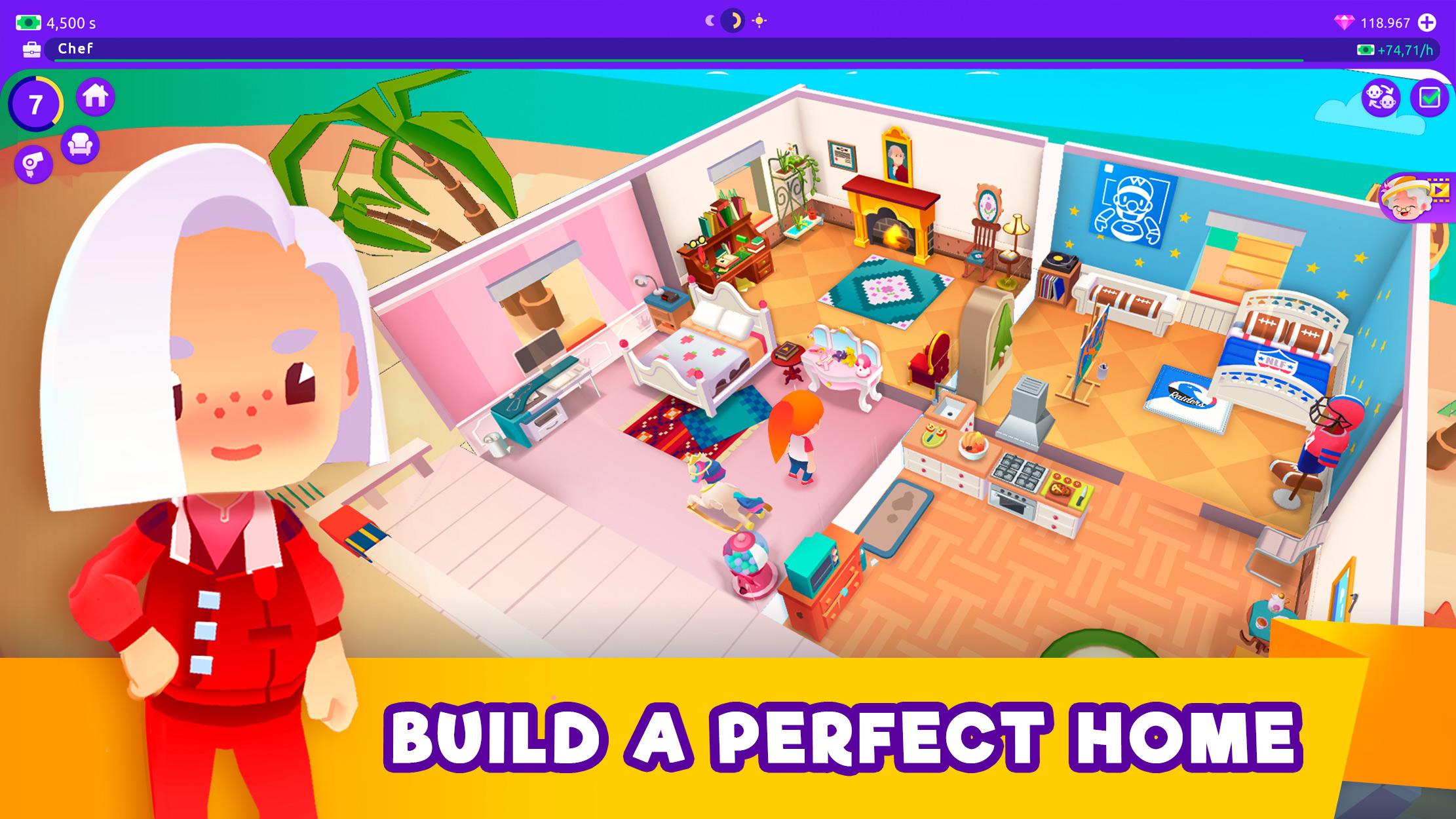 اسکرین شات 1 بازی Idle Life Sim - Simulator Game