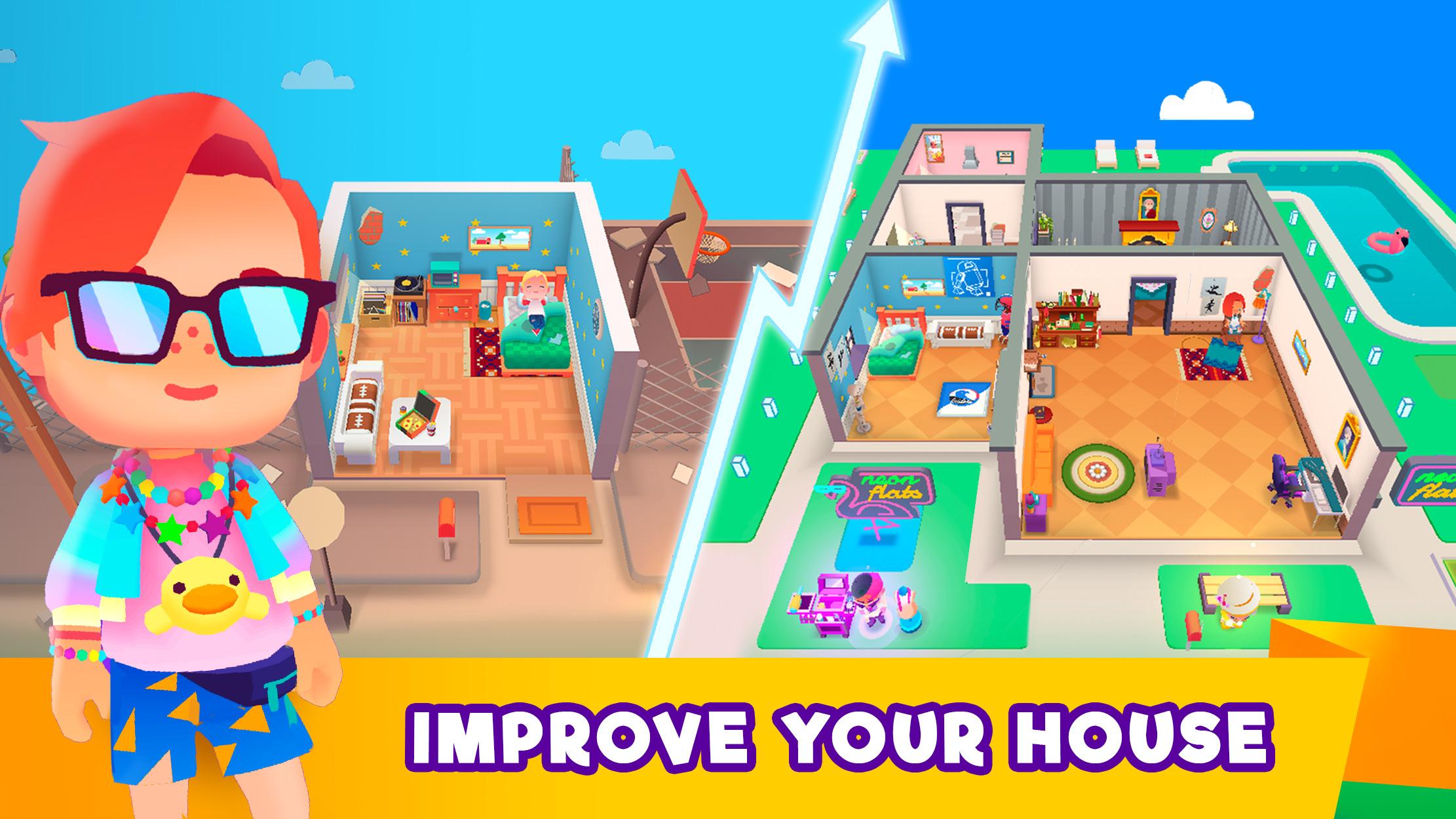 اسکرین شات 4 بازی Idle Life Sim - Simulator Game