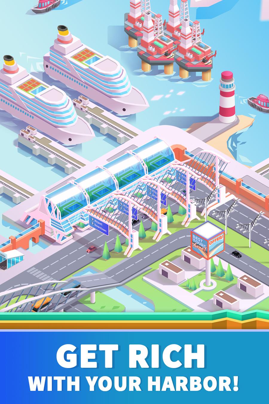 اسکرین شات 2 بازی Idle Harbor Tycoon－Sea Docks