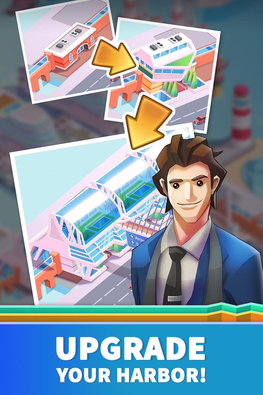 اسکرین شات 3 بازی Idle Harbor Tycoon－Sea Docks