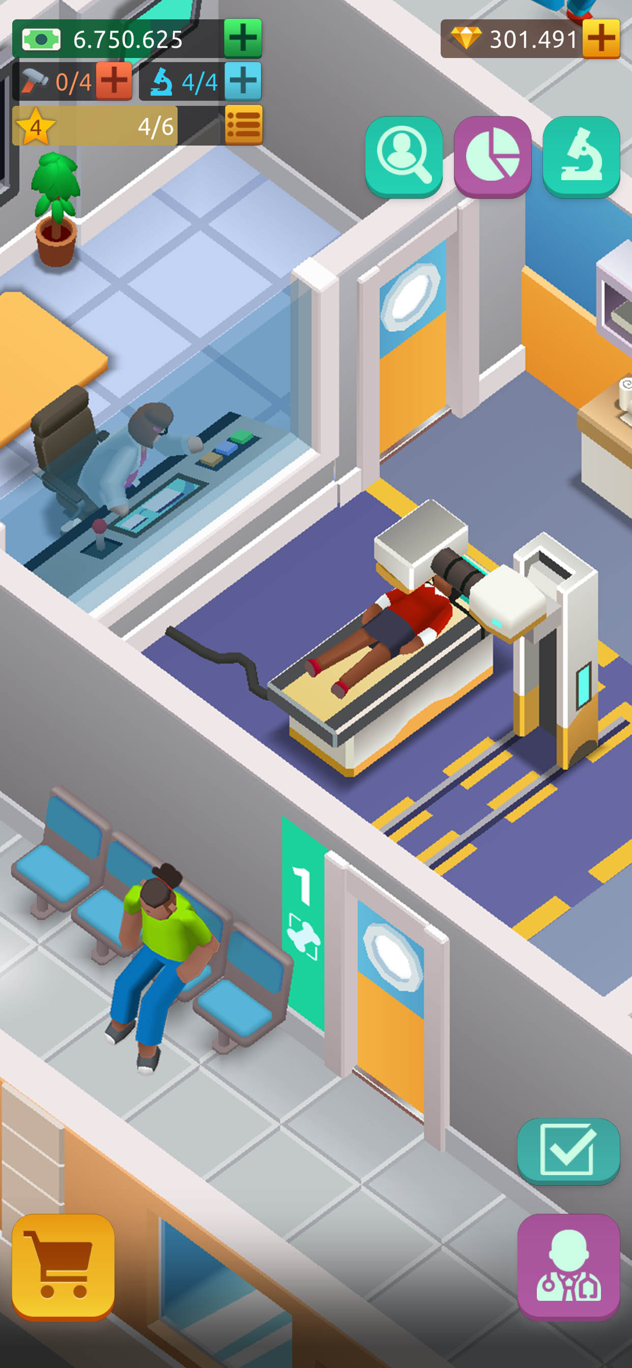 اسکرین شات 6 بازی Hospital Empire Tycoon - Idle
