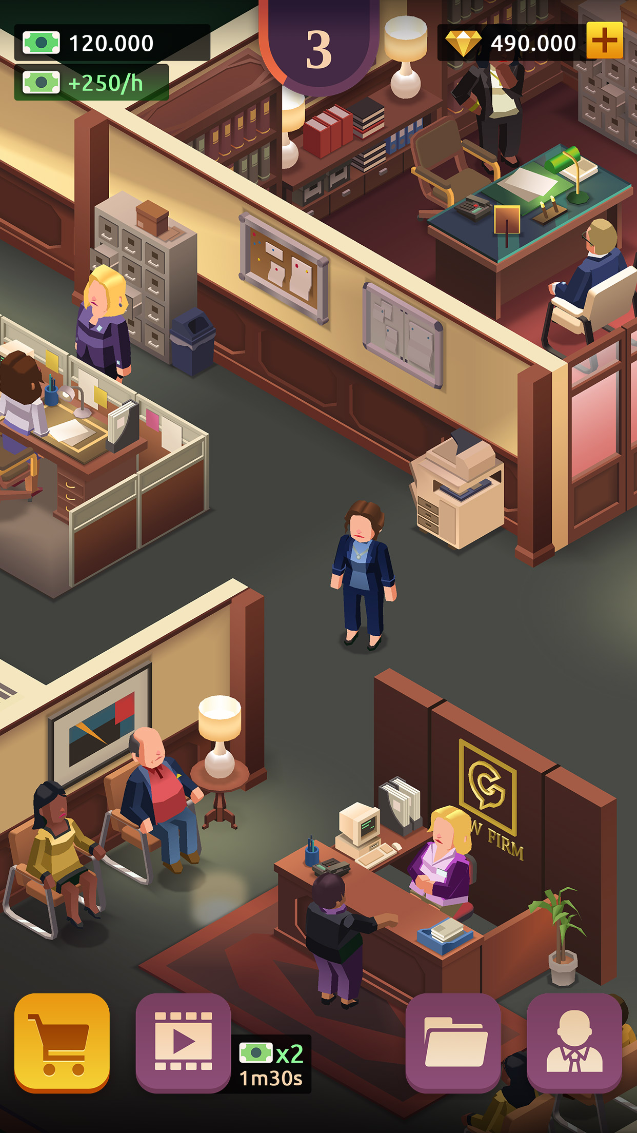 اسکرین شات 5 بازی Law Empire Tycoon - Idle Game