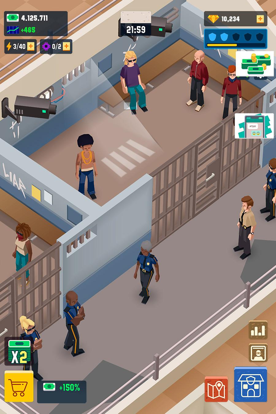 اسکرین شات 6 بازی Idle Police Tycoon - Cops Game