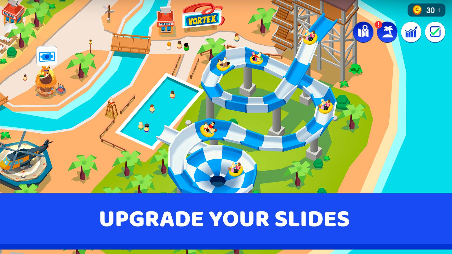 اسکرین شات 3 بازی Idle Theme Park Tycoon