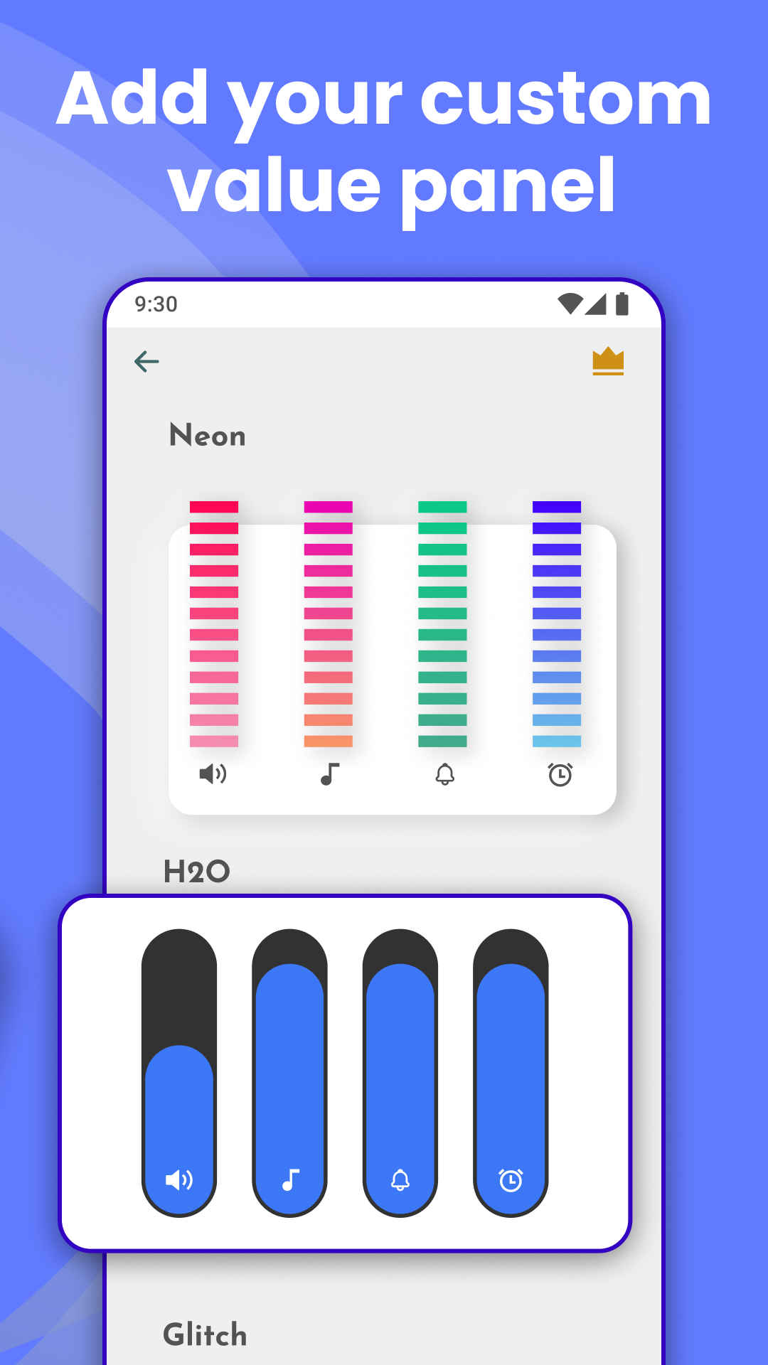 اسکرین شات 4 برنامه Custom Volume Panel Styles