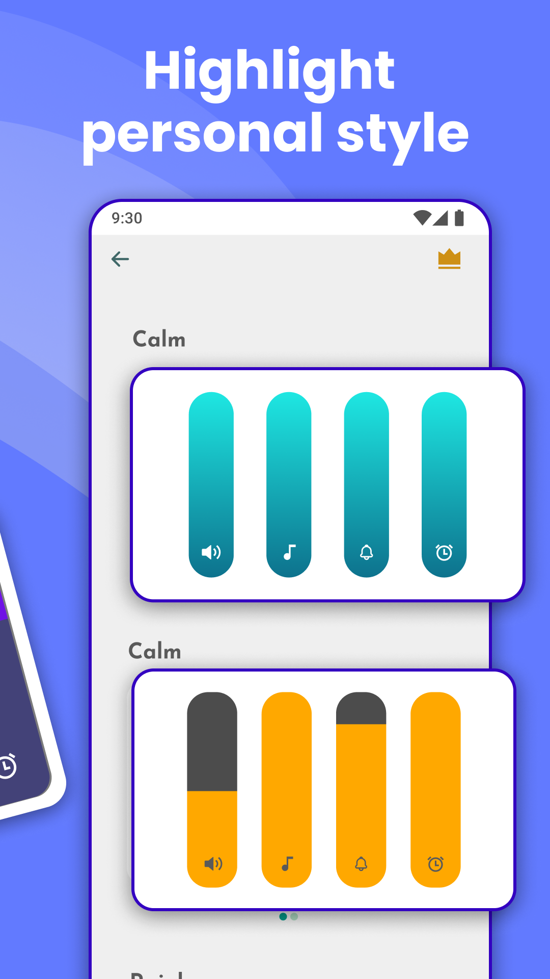اسکرین شات 2 برنامه Custom Volume Panel Styles