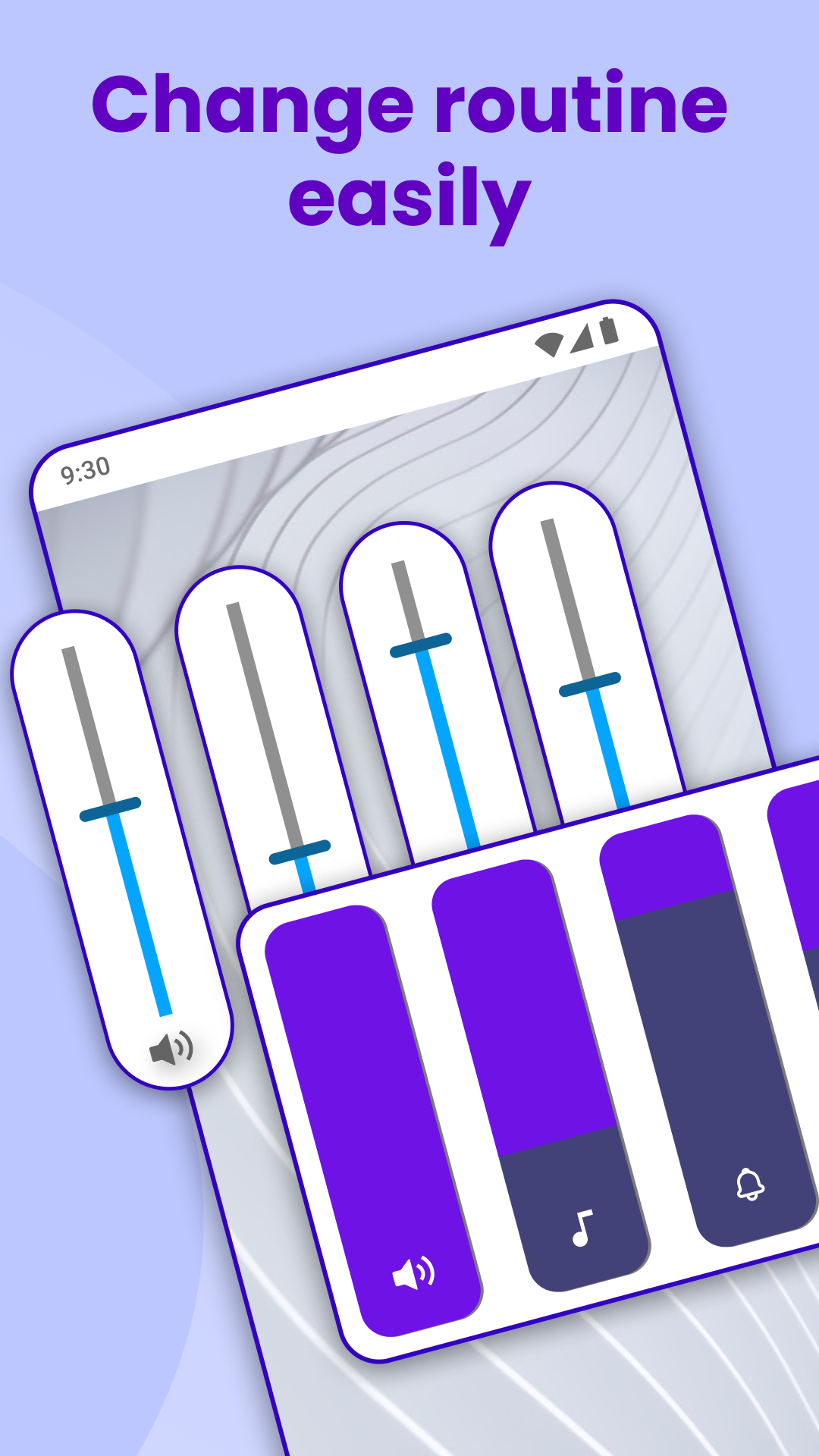 اسکرین شات 1 برنامه Custom Volume Panel Styles
