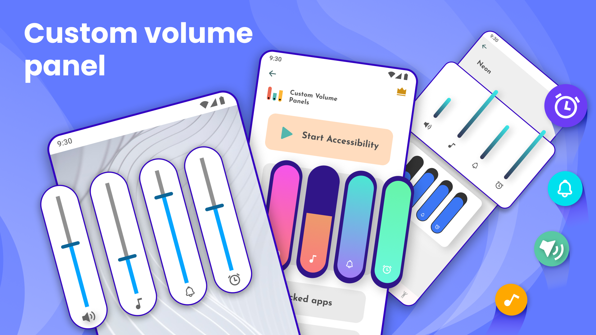 اسکرین شات 6 برنامه Custom Volume Panel Styles