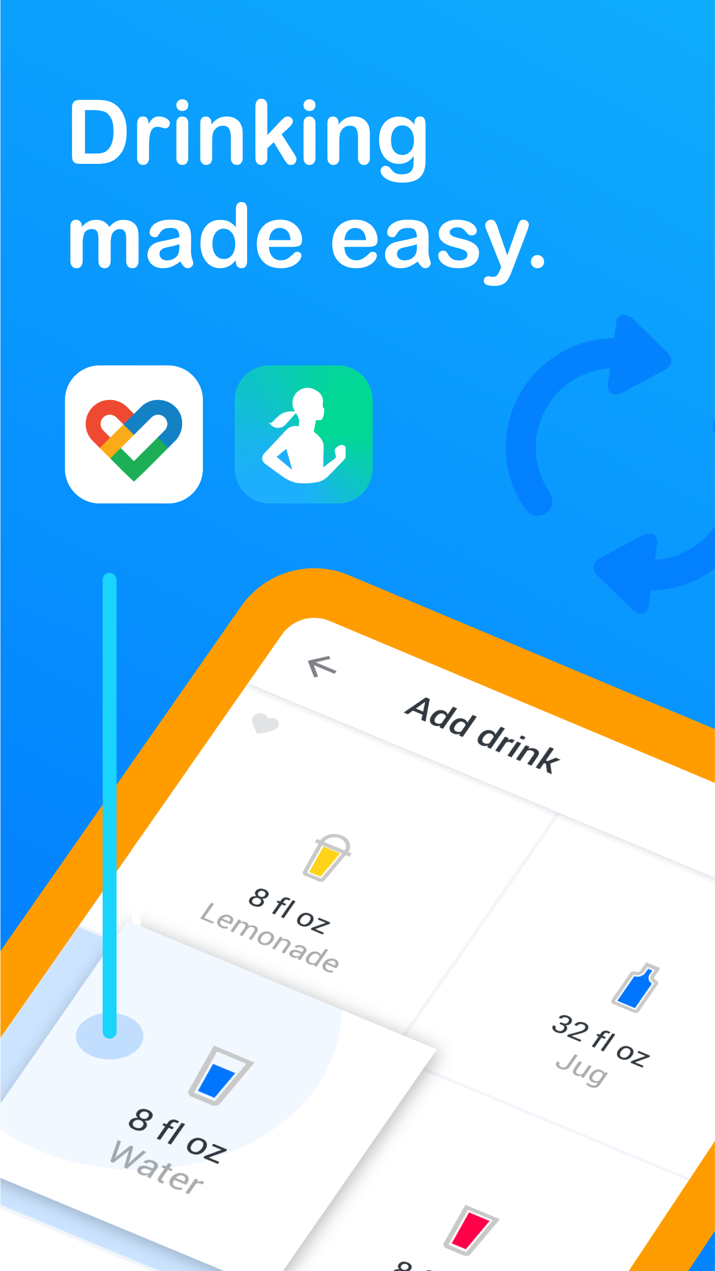 اسکرین شات 2 برنامه Water Tracker - Hydro Coach