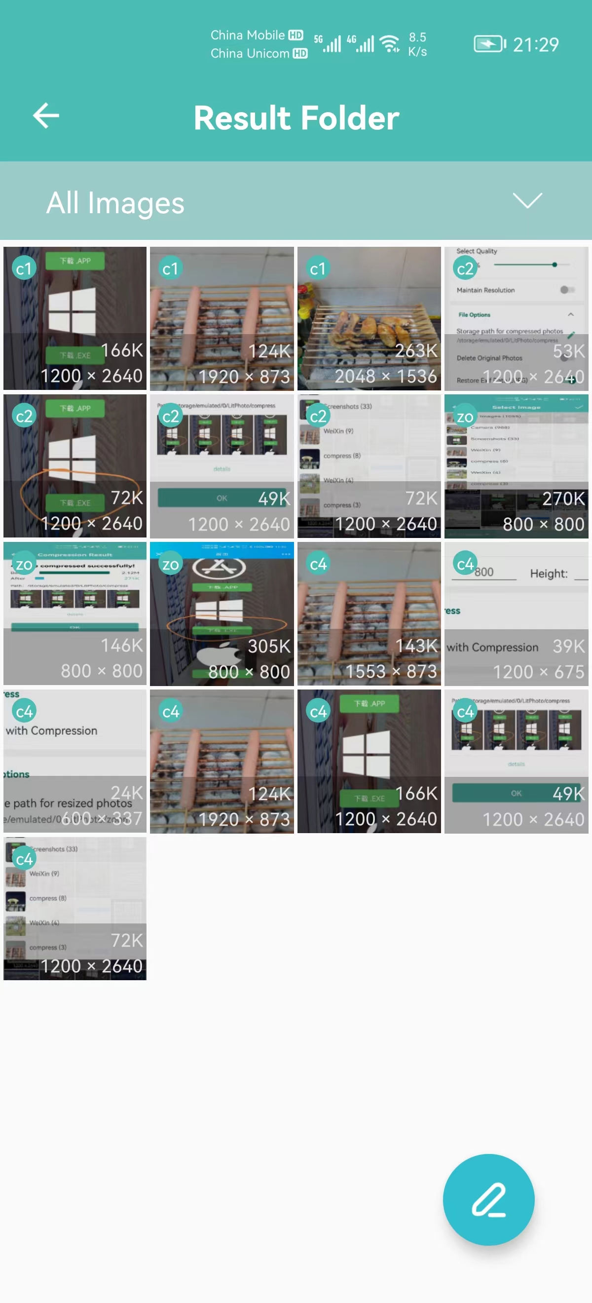 اسکرین شات 6 برنامه LitPhoto - Compress & Resize