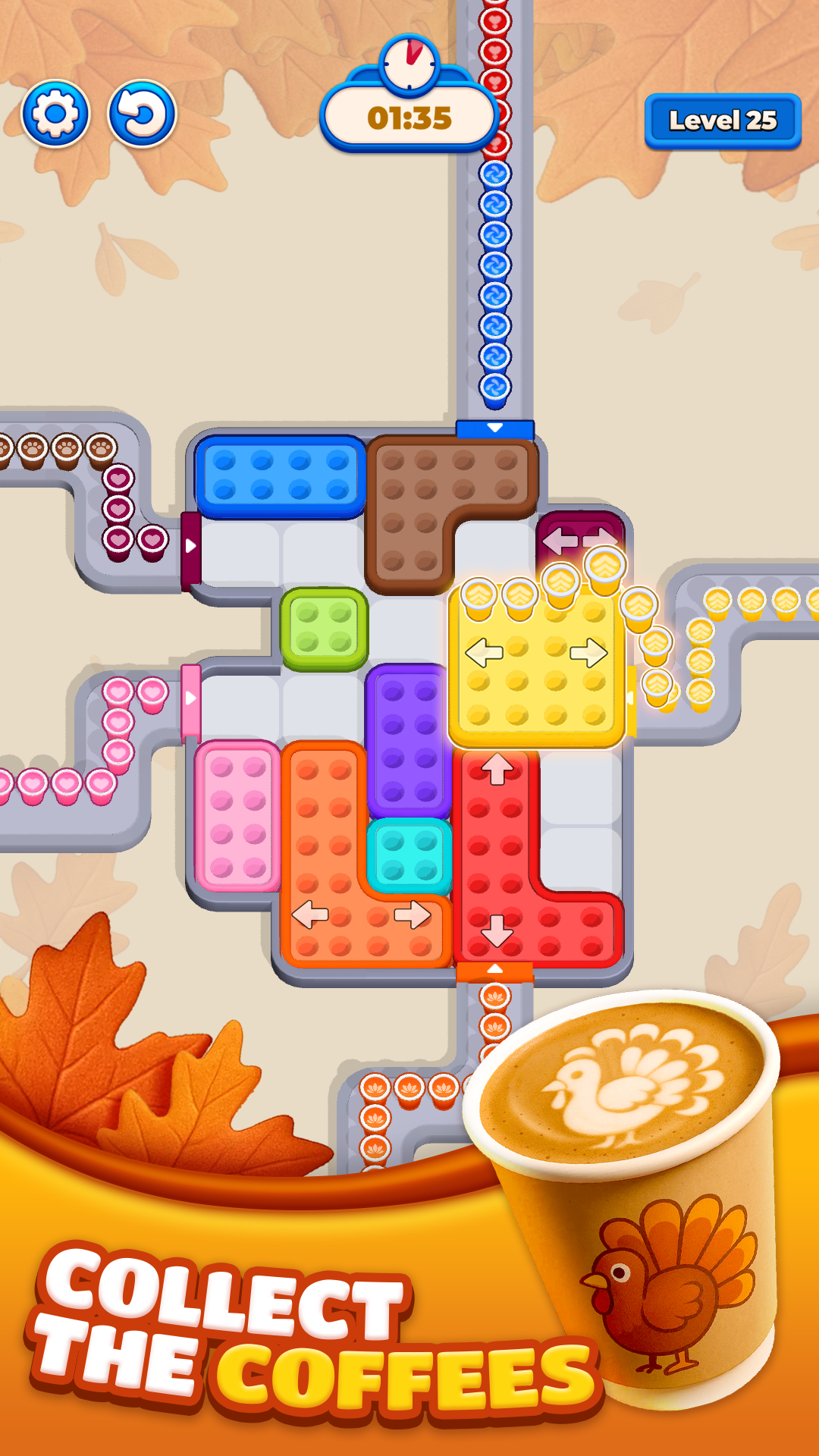 اسکرین شات 2 بازی Coffee Run Puzzle