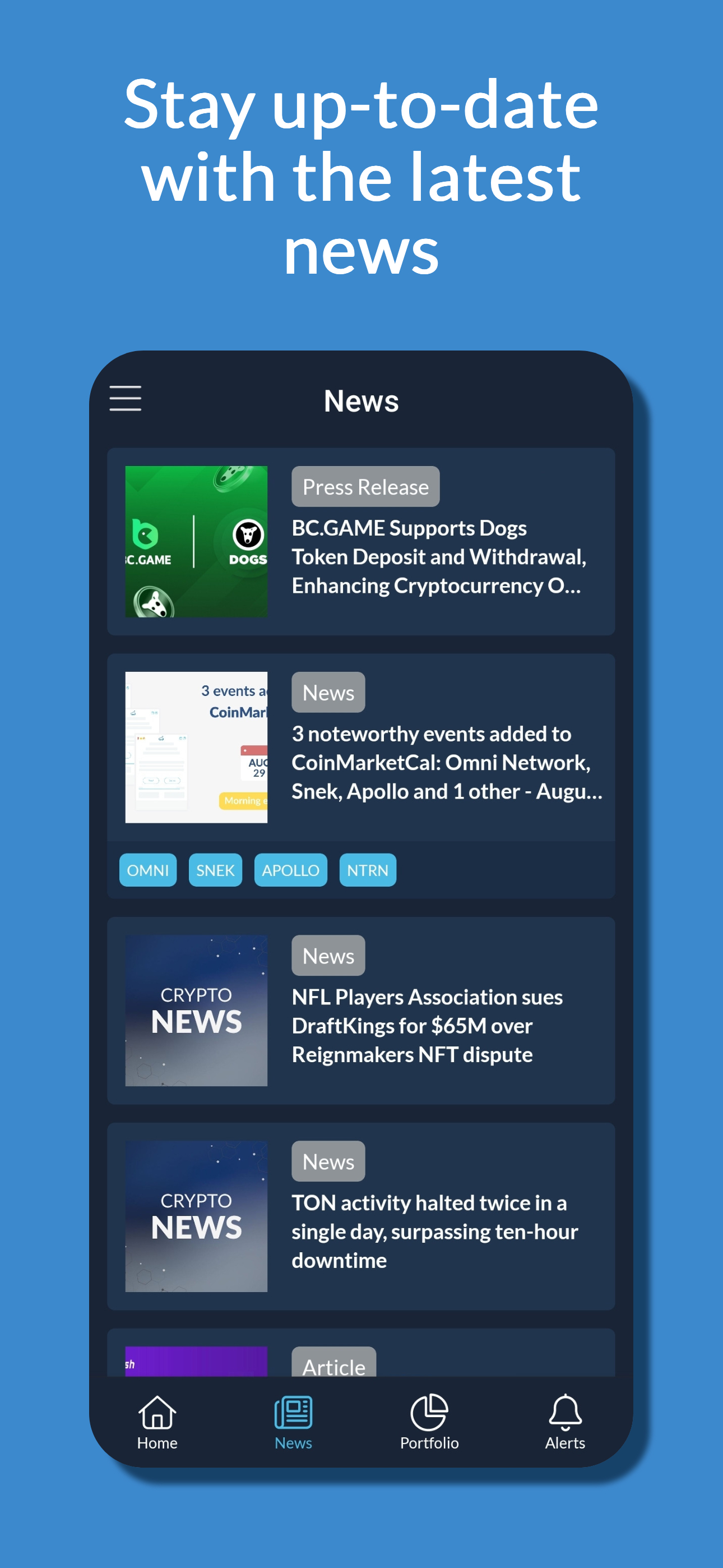 اسکرین شات 3 برنامه CoinMarketCal