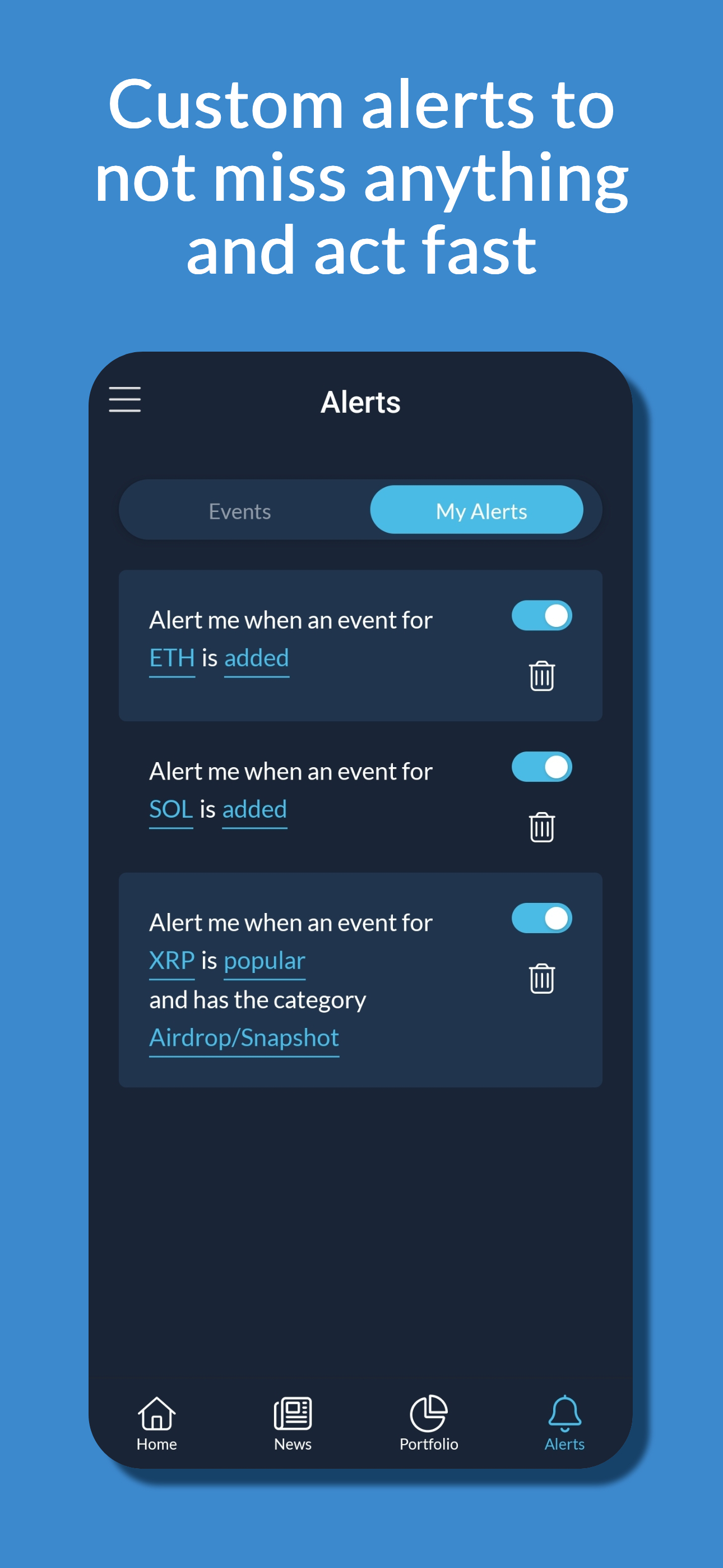 اسکرین شات 5 برنامه CoinMarketCal