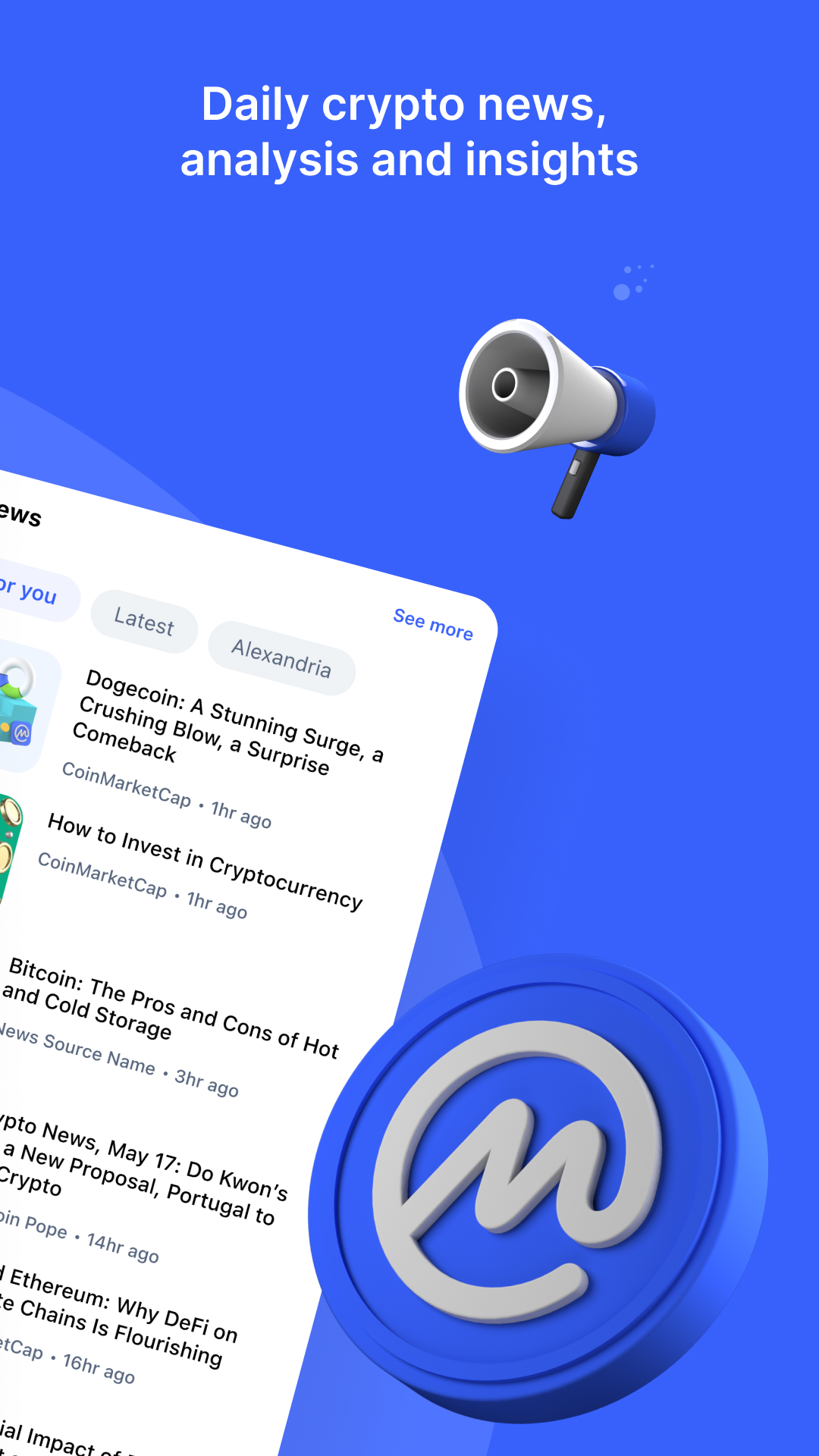 اسکرین شات 6 برنامه CoinMarketCap: Crypto Tracker