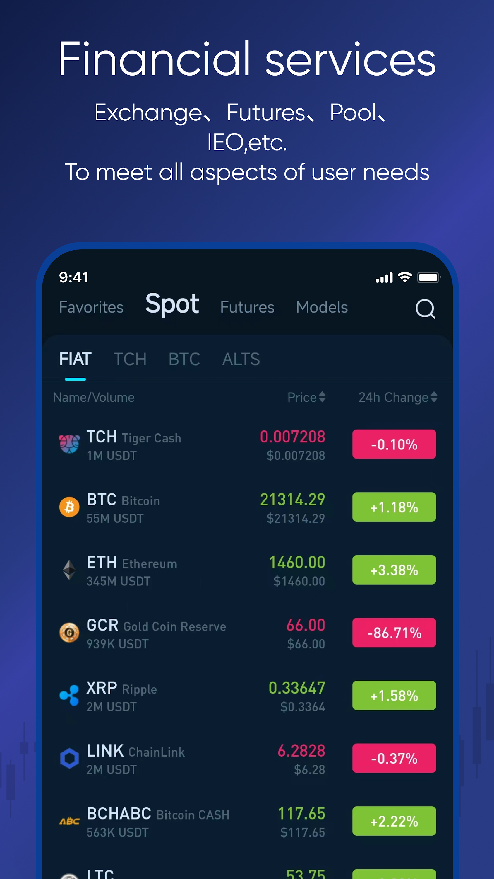 اسکرین شات 4 برنامه CoinTiger-Crypto Exchange