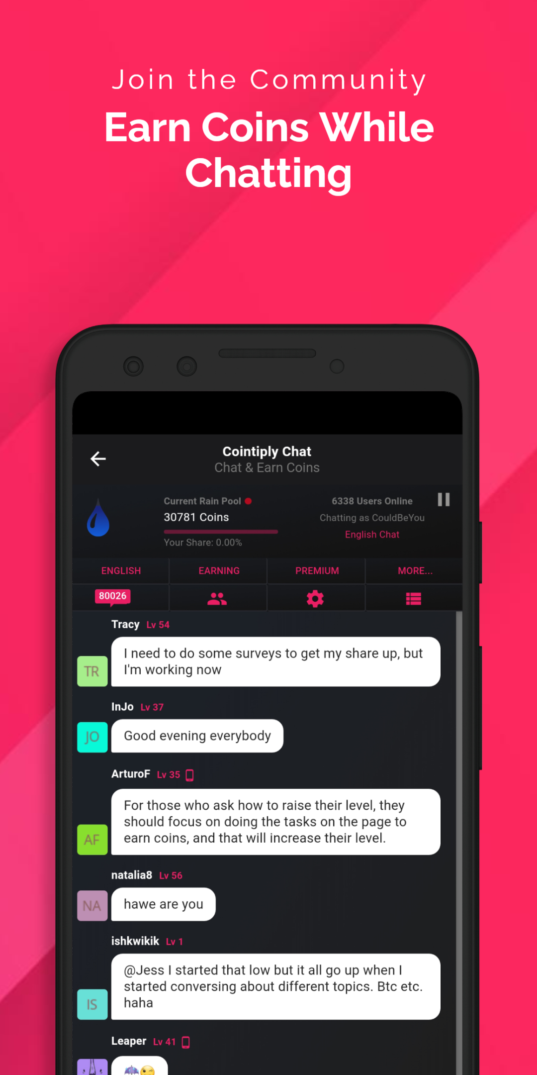 اسکرین شات 3 برنامه Cointiply - Earn Real Bitcoin
