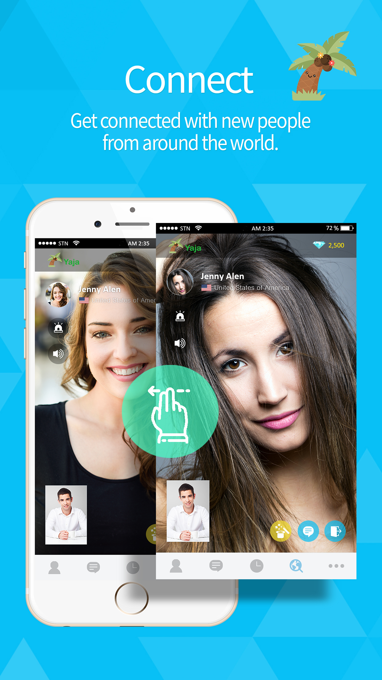 اسکرین شات 1 برنامه Yaja Live Video Chat