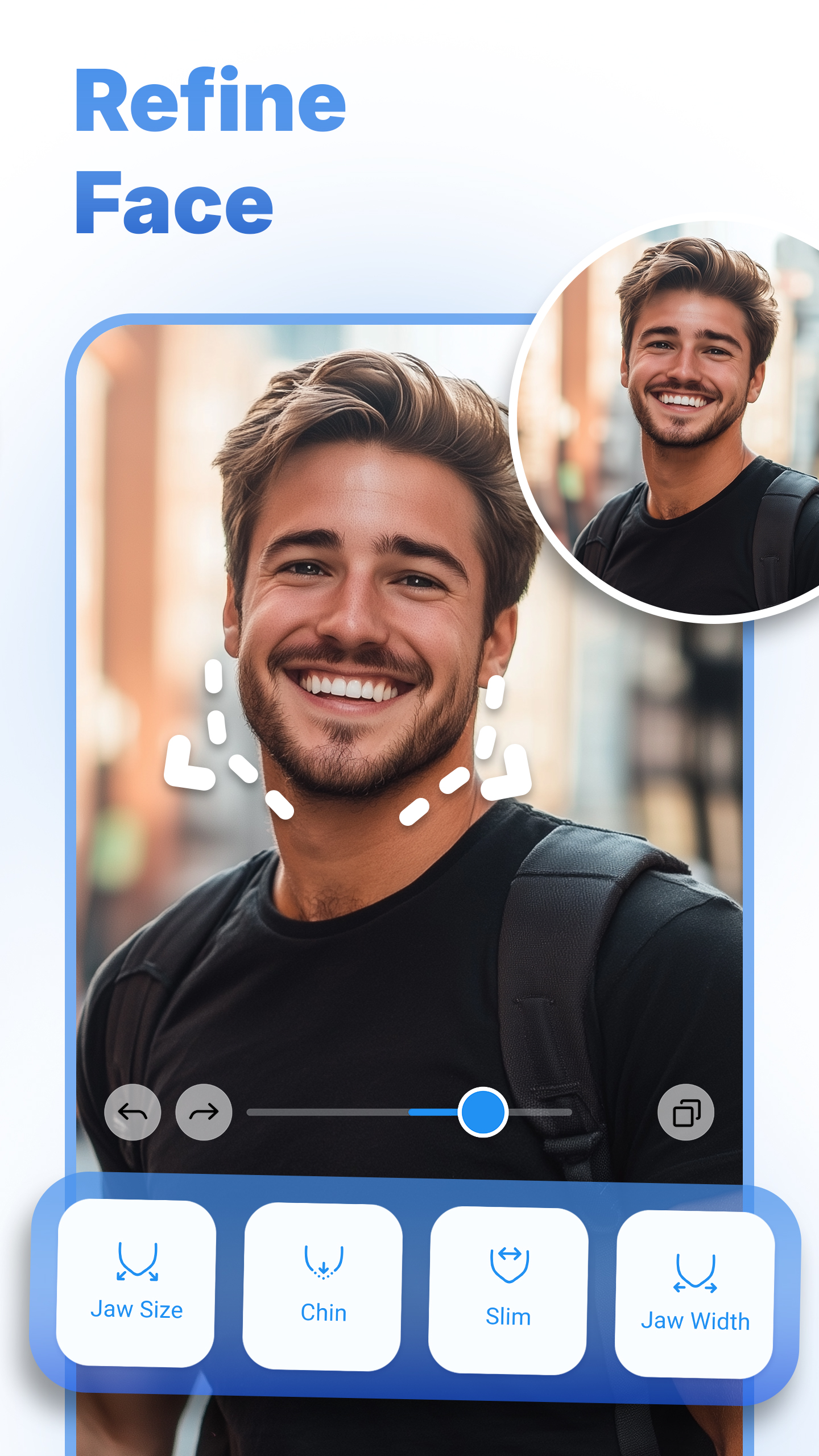 اسکرین شات 4 برنامه Facelab - Selfie Face Editor
