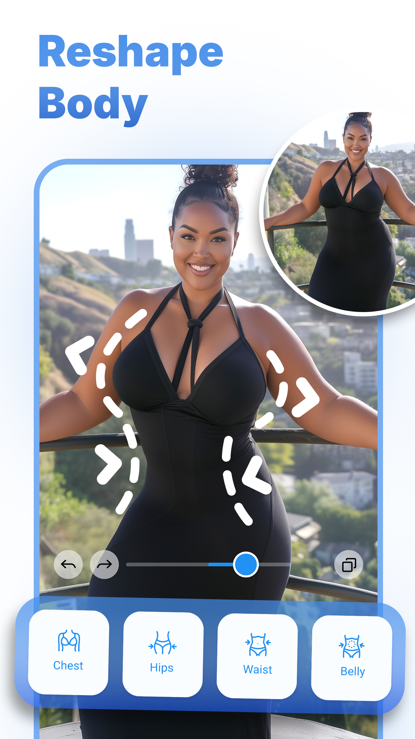 اسکرین شات 2 برنامه Facelab - Selfie Face Editor