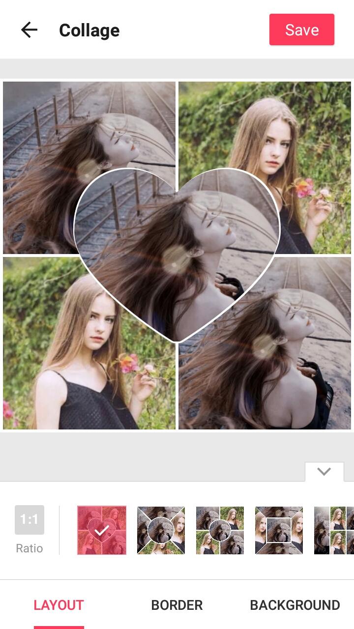 اسکرین شات 2 برنامه Photo Collage - Editor - Grid