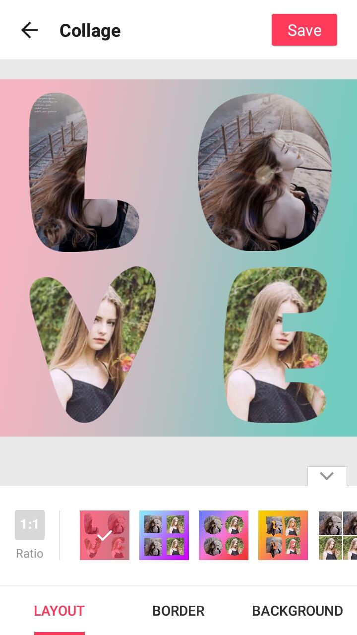 اسکرین شات 6 برنامه Photo Collage - Editor - Grid