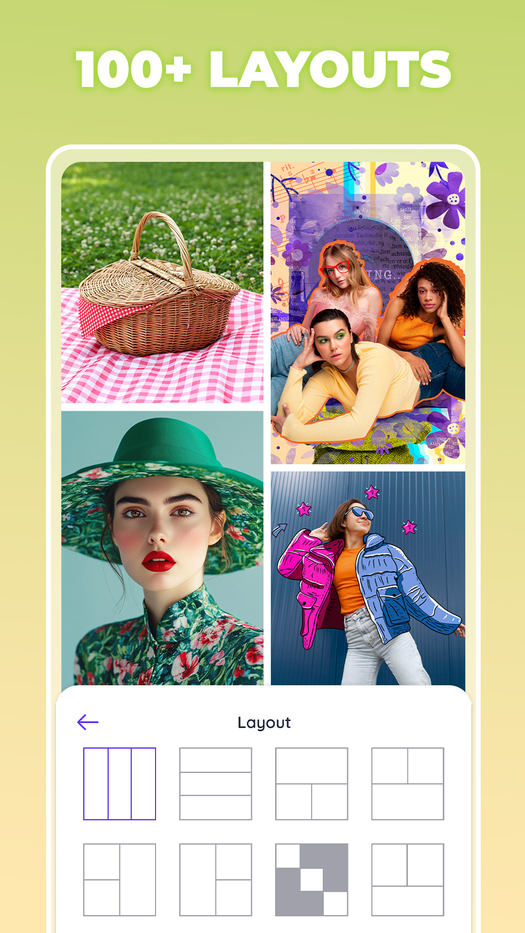 اسکرین شات 1 برنامه AI Collage Maker -Photo Editor