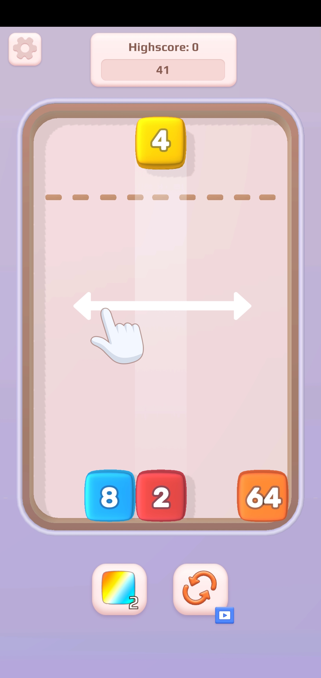 اسکرین شات 1 بازی Cubes 2048