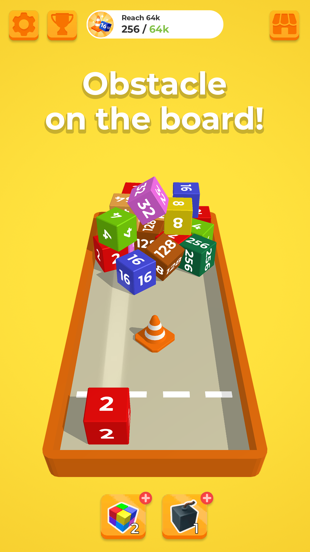 اسکرین شات 3 بازی Chain Cube 2048: 3D merge game