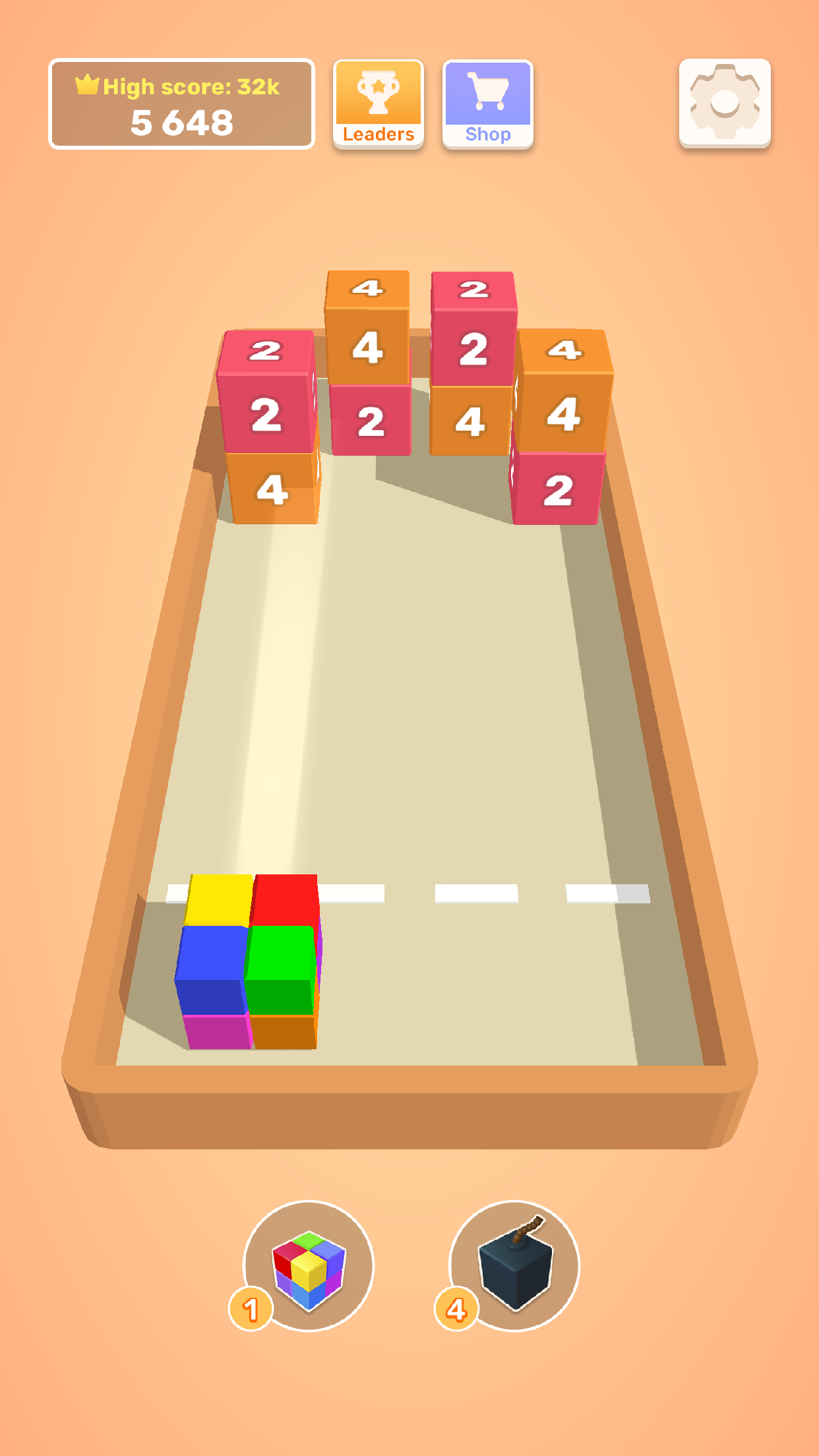 اسکرین شات 5 بازی Chain Cube 2048: Number Merge