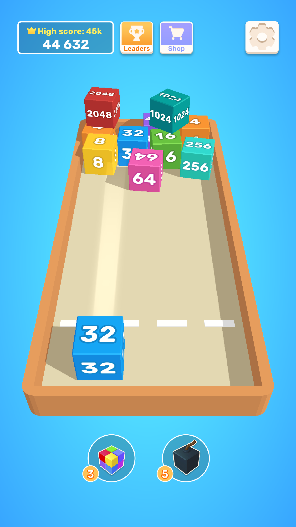 اسکرین شات 1 بازی Chain Cube 2048: Number Merge